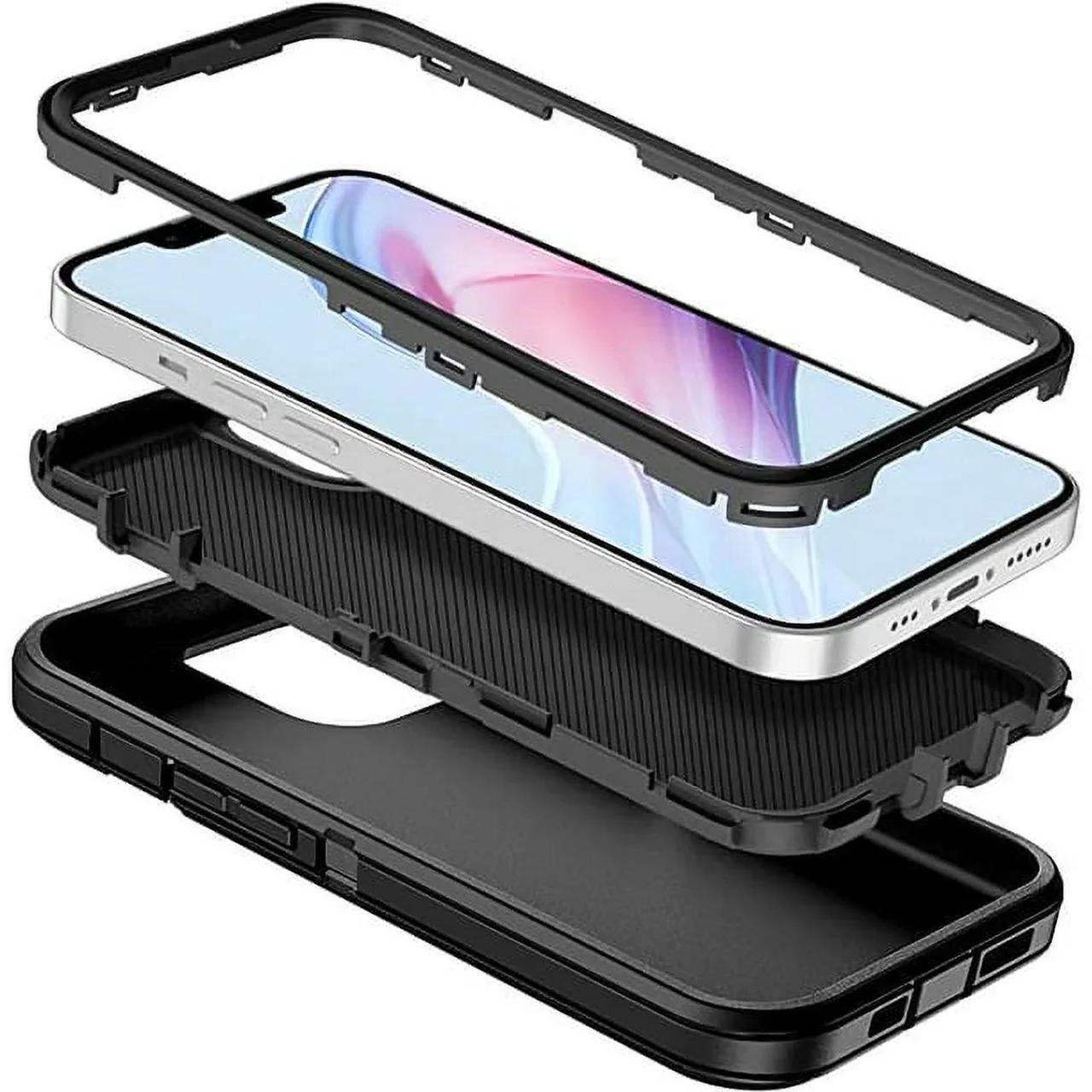 Alt view image 5 of 7 - Entronix Case Compatible with iPhone 12 Mini - Triple-Layer Heavy Duty Protection