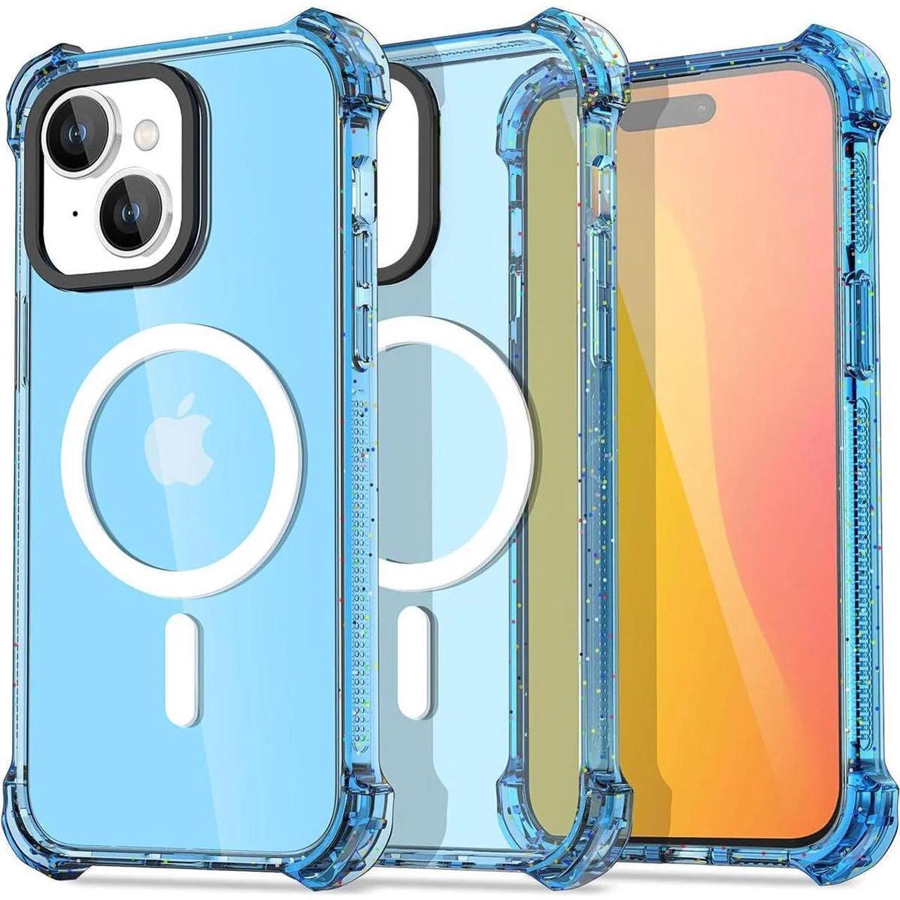 Alt view image 2 of 7 - Entronix [Magnetic] Case Compatible with iPhone 13 - Clear Bounce Frame
