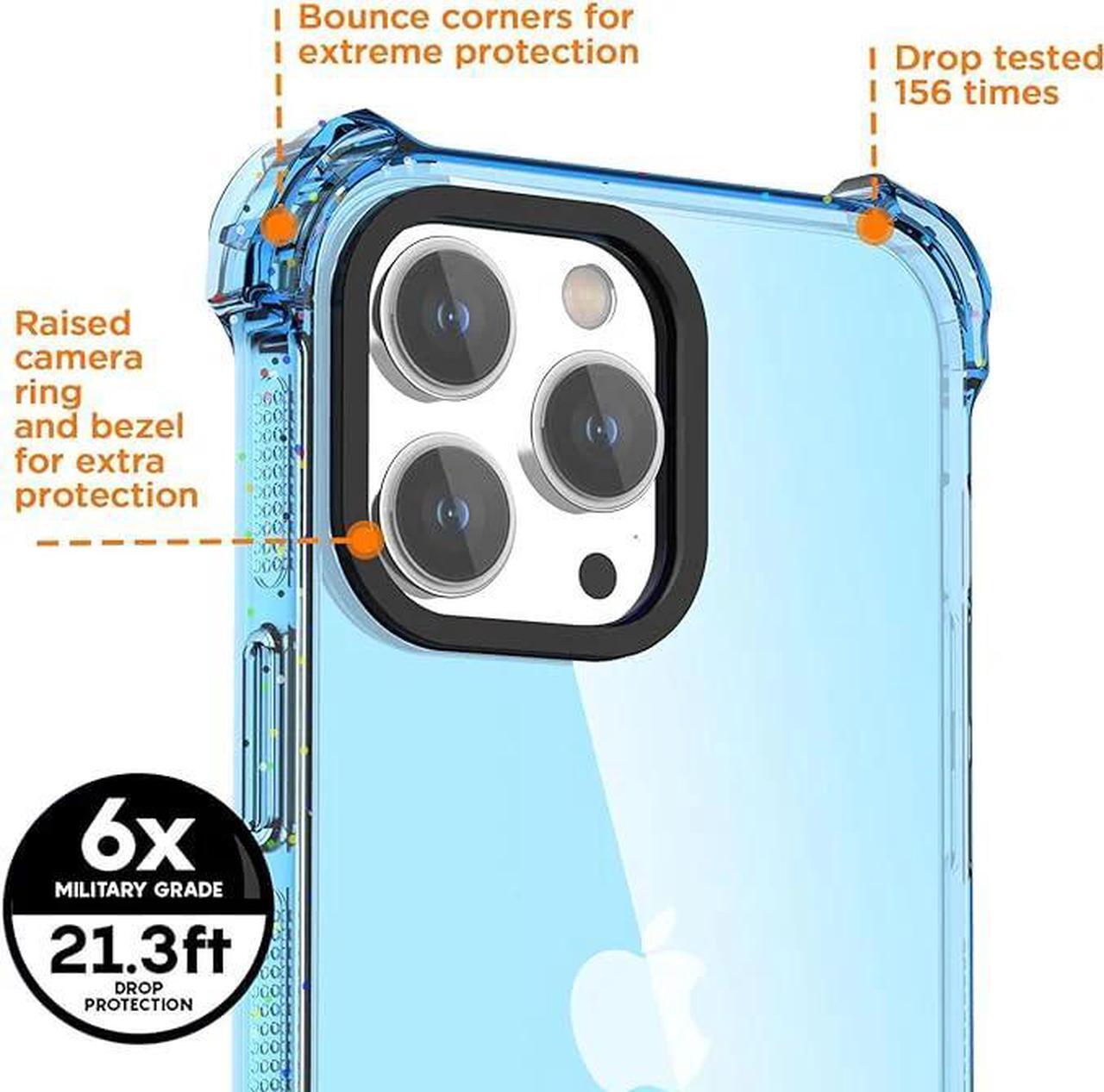 Alt view image 5 of 7 - Entronix [Magnetic] Case Compatible with iPhone 13 - Clear Bounce Frame