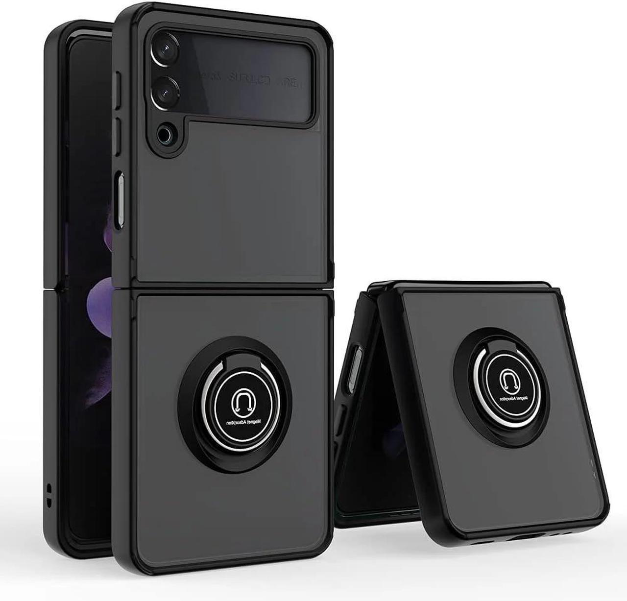 Main image of Entronix Case Compatible with Galaxy Z Flip 4 - Matte Gripstand