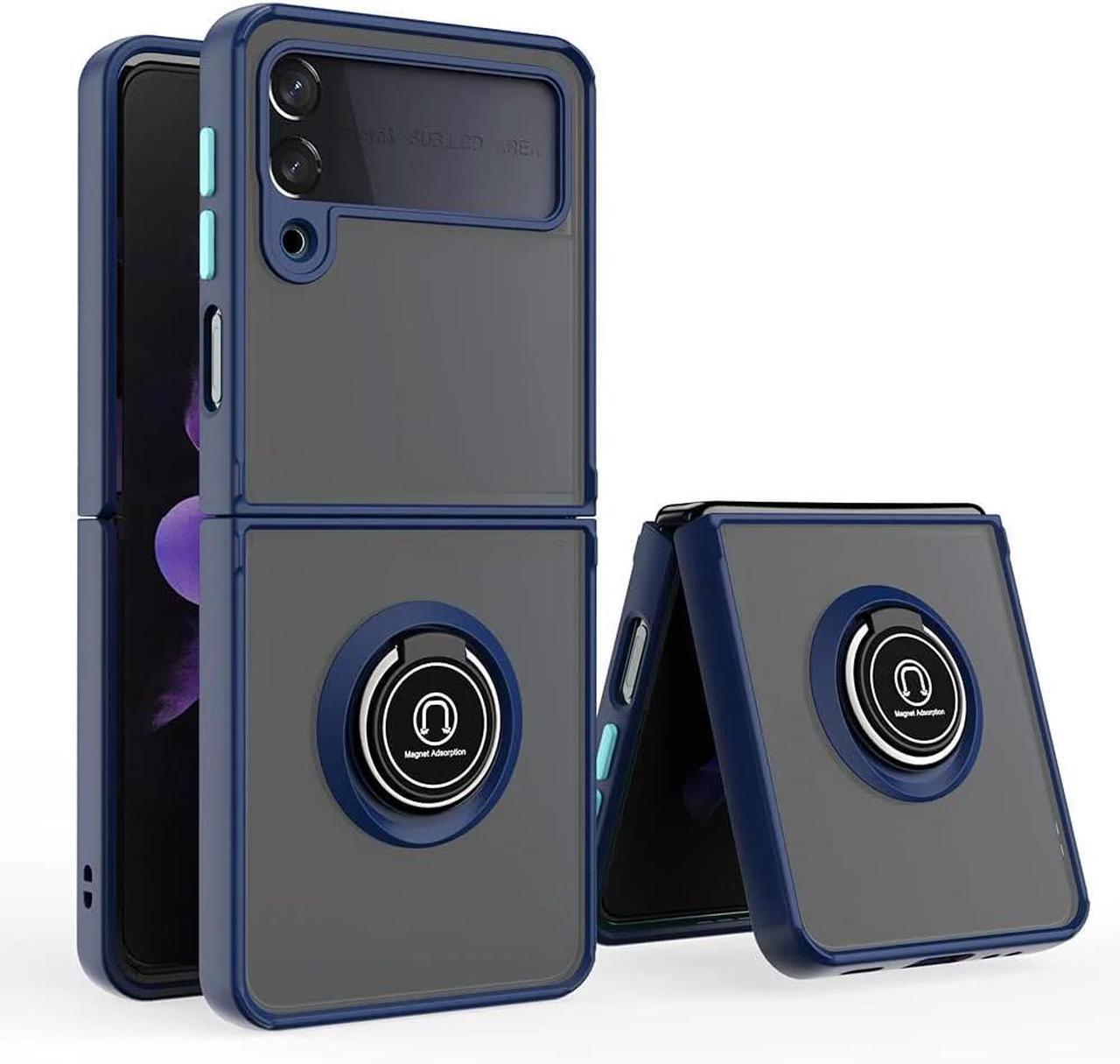 Alt view image 2 of 7 - Entronix Case Compatible with Galaxy Z Flip 4 - Matte Gripstand