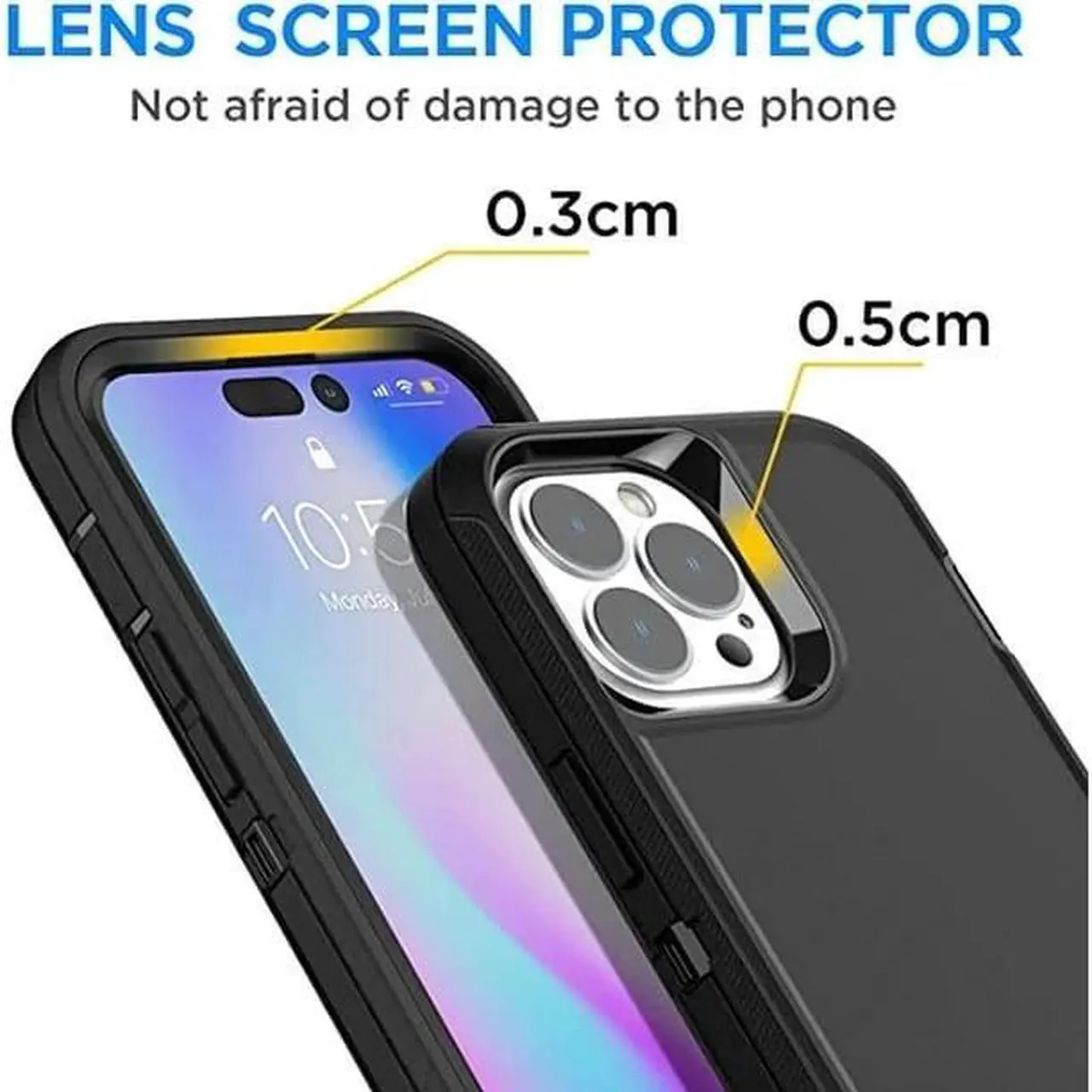 Alt view image 5 of 7 - Entronix Case Compatible with iPhone 16 - Triple-Layer Heavy Duty Protection