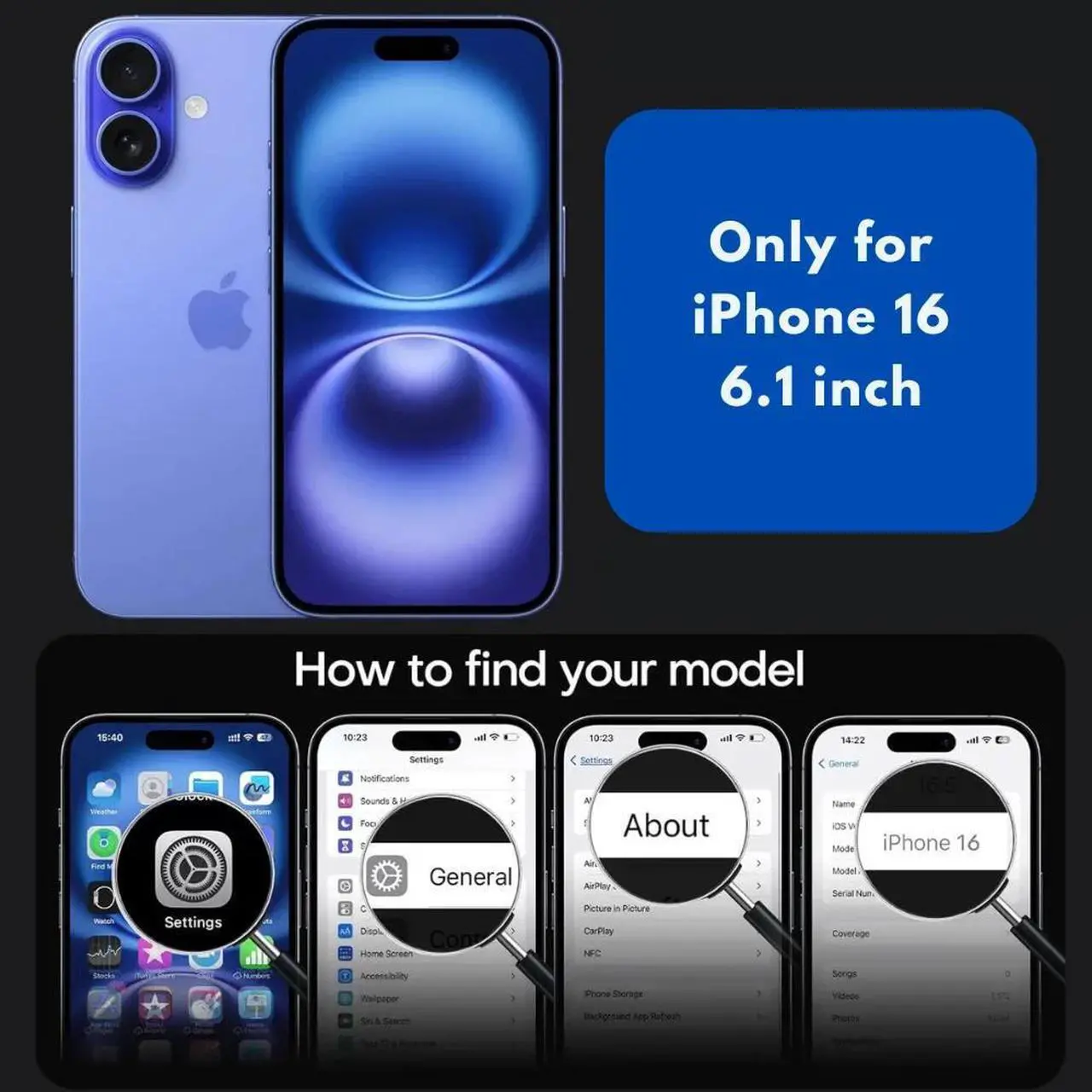 Alt view image 3 of 7 - Entronix Case Compatible with iPhone 16 - Triple-Layer Heavy Duty Protection
