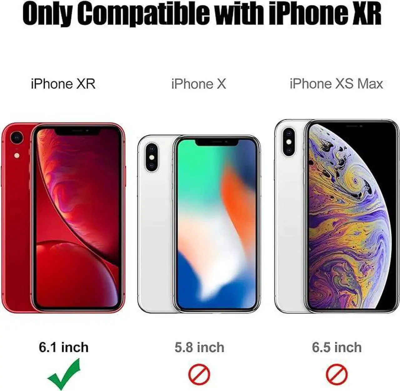 Alt view image 2 of 5 - Entronix Case Compatible with iPhone XR - [Flexible] TPU Clear