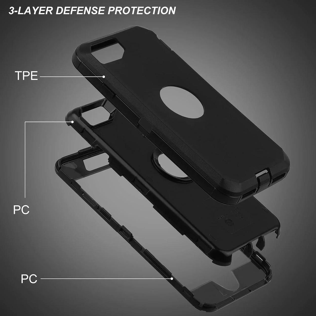 Alt view image 9 of 11 - iPhone 7 iPhone 8 Heavy Defender Duty Case - Orange