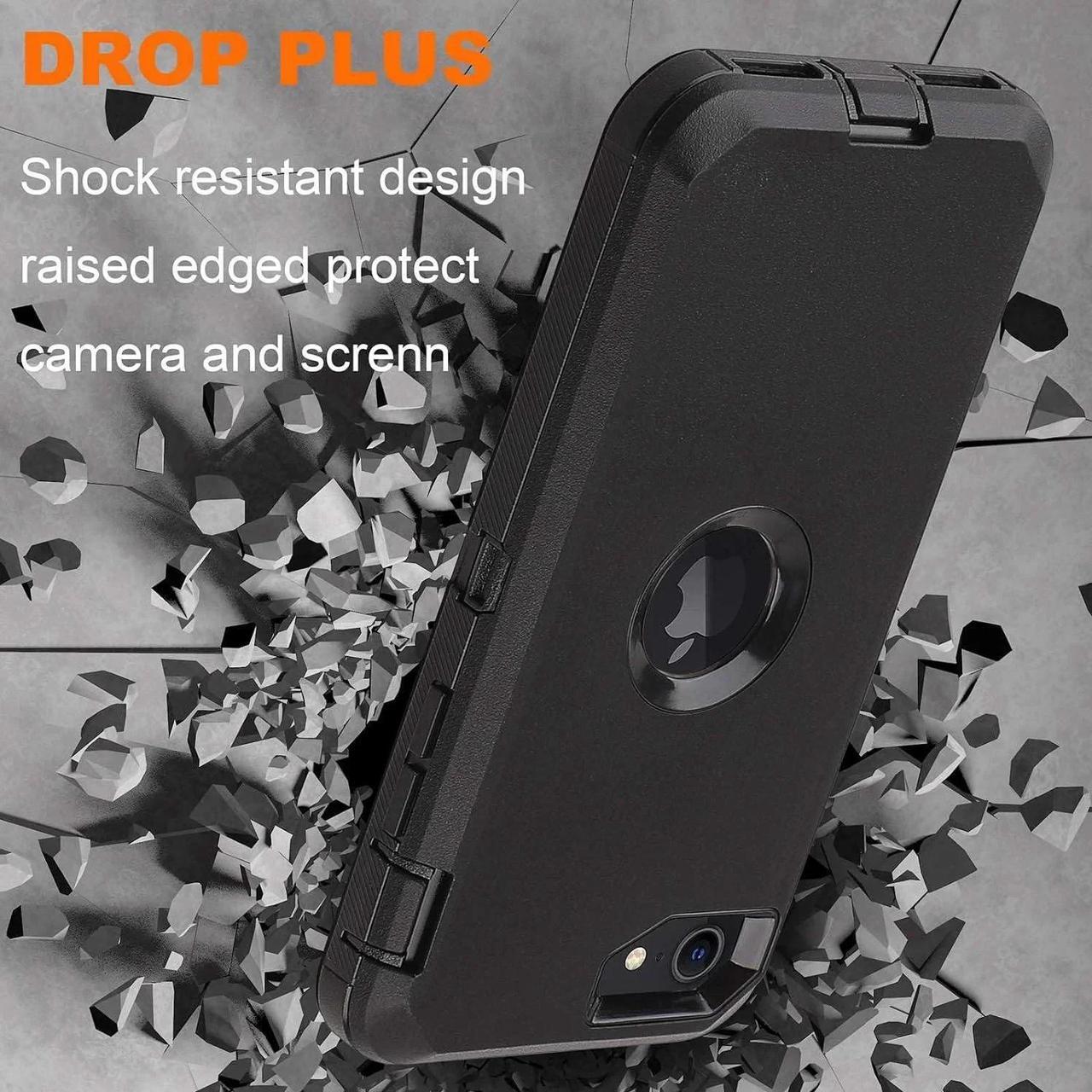 Alt view image 11 of 11 - iPhone 7 iPhone 8 Heavy Defender Duty Case - Orange