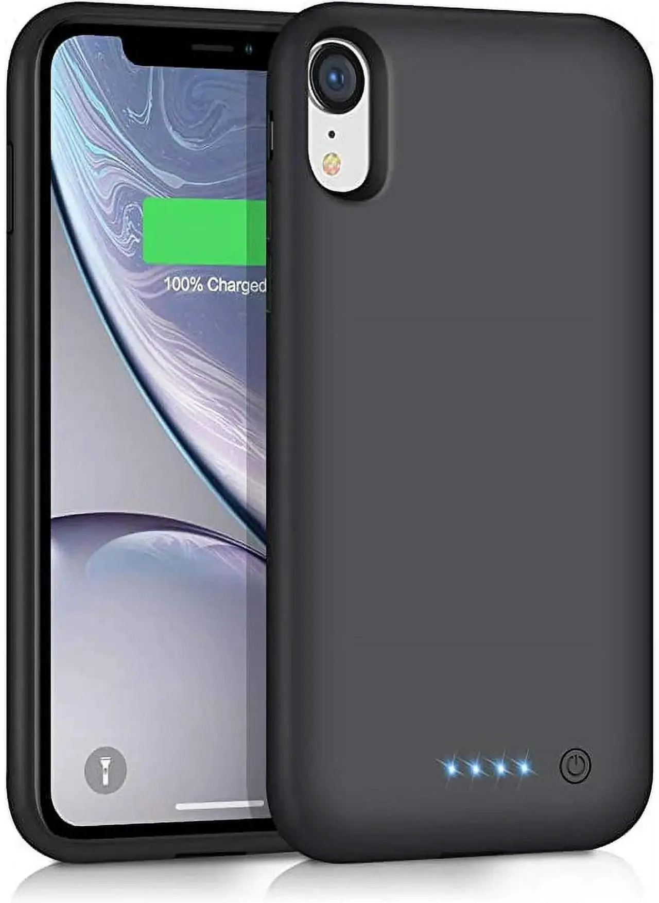 Main image of Entronix Case Compatible with iPhone XR - [6000mAh] Charging Powerbank Cover