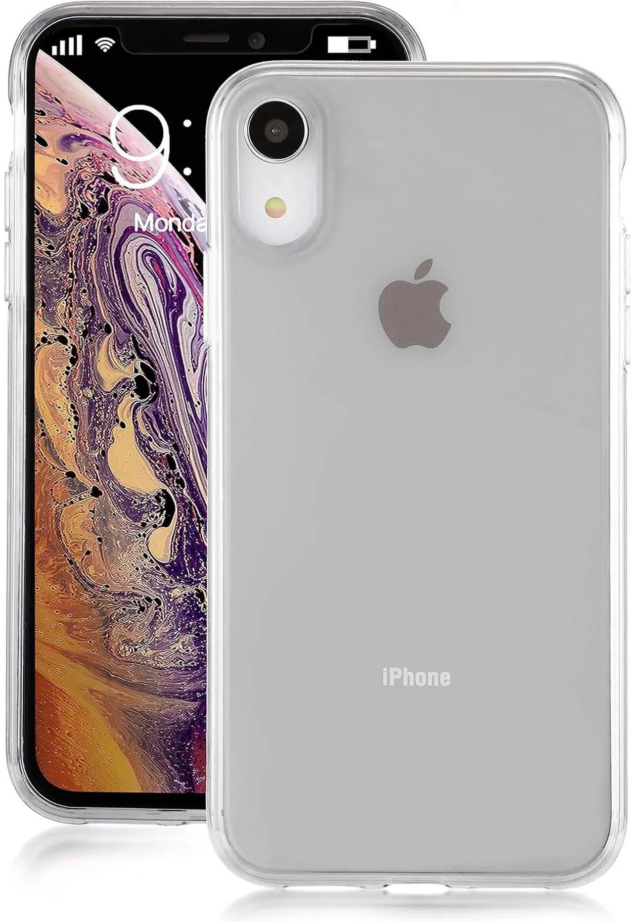 Alt view image 3 of 6 - Entronix Case Compatible with iPhone XR - [Hard Back] Thick Clear