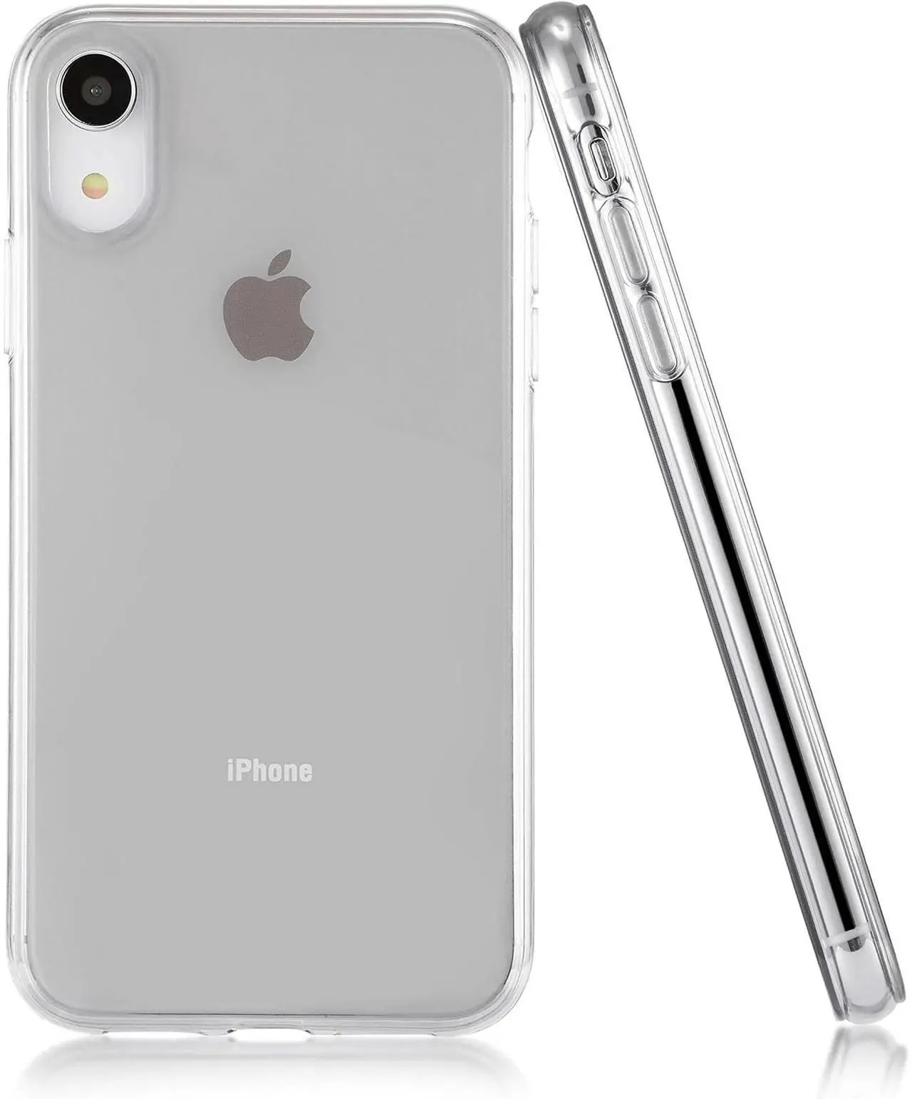 Alt view image 5 of 6 - Entronix Case Compatible with iPhone XR - [Hard Back] Thick Clear
