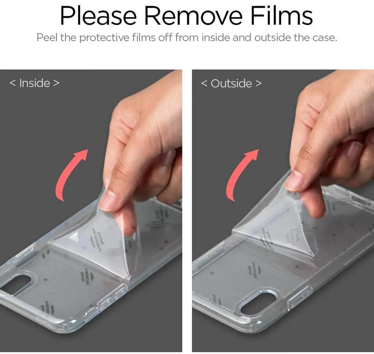 Alt view image 6 of 6 - Entronix Case Compatible with iPhone XR - [Hard Back] Thick Clear