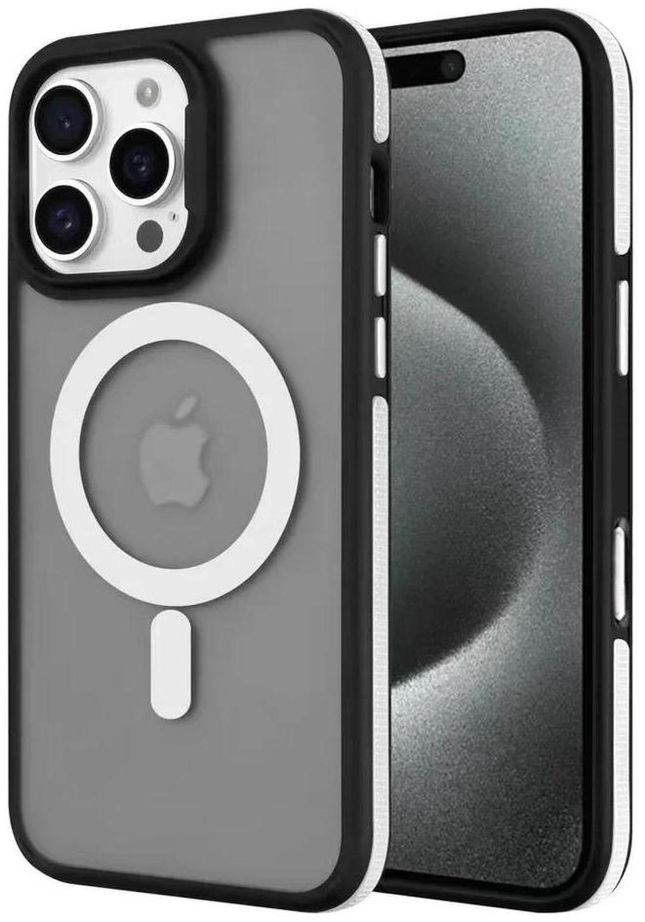Main image of Entronix [Magnetic] Case Compatible with iPhone 16 Pro Max - Translucent Matte Back w/ Rugged Edges