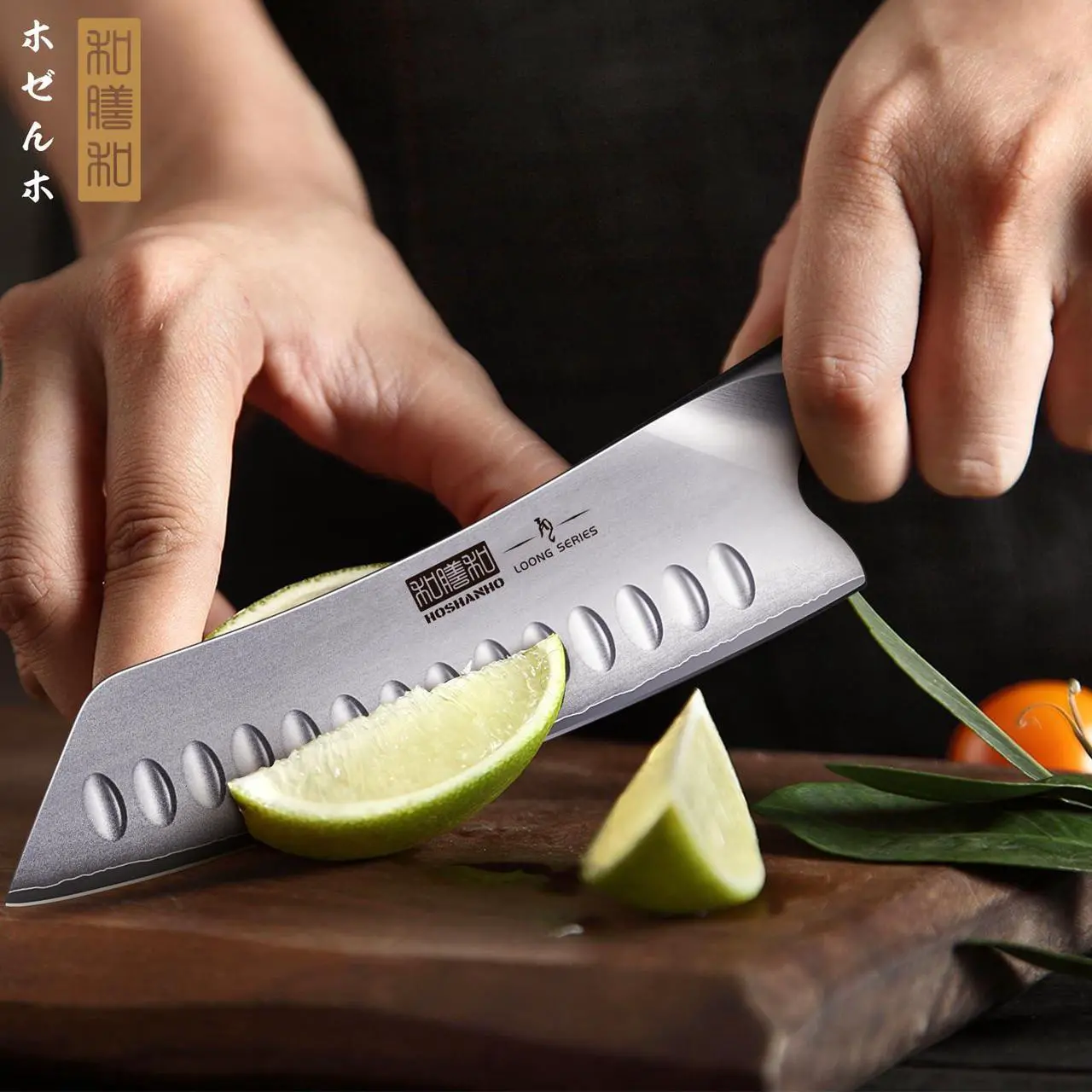 Alt view image 8 of 7 - HOSHANHO 7 Inch Japanese Chef Knife, Ultra Sharp High Carbon Stainless Steel AUS-10 Kitchen Knife, Professional Santoku Knives with Ergonomic Pakkawood Handle