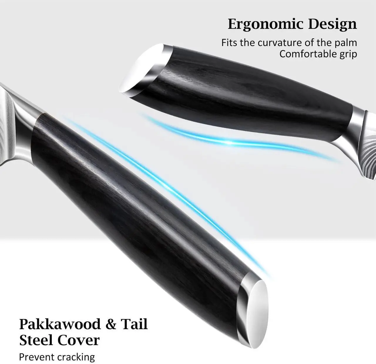 Alt view image 3 of 6 - HOSHANHO Fillet Knife 7 Inch, Razor Sharp Boning Knife for Meat Poultry Chicken Cutting, Japanese High Carbon Powder Steel Fish Knives with Flexible Blade and Pakkawood Handle
