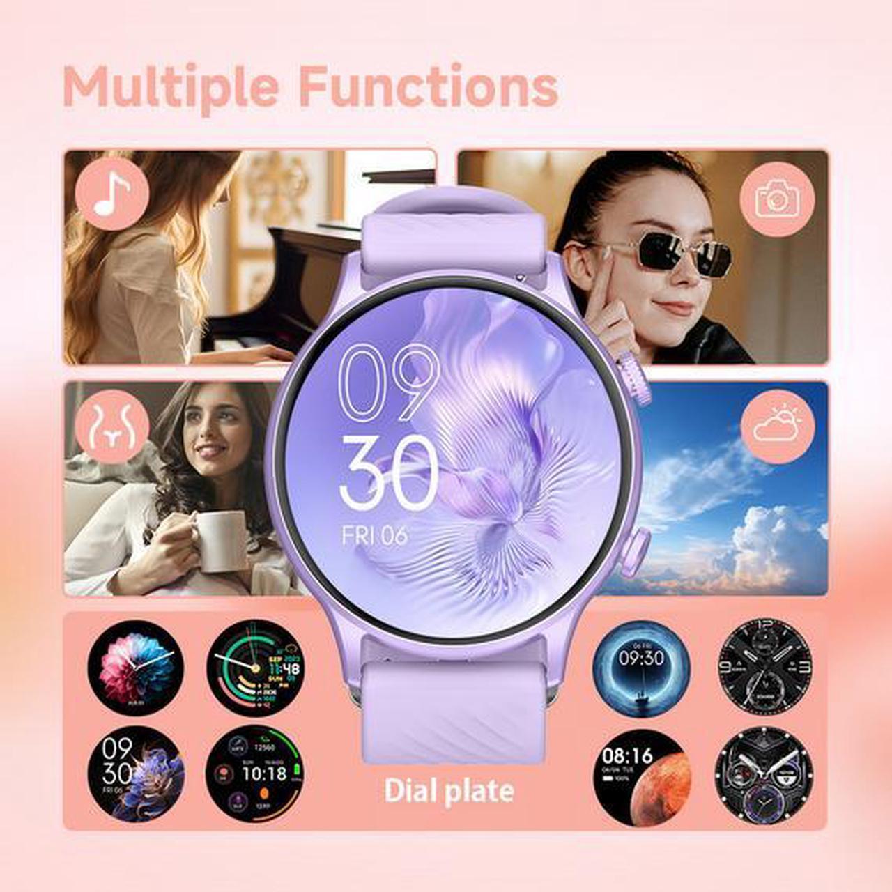 Alt view image 2 of 6 - Smart sports watch, dedicated to heart rate and blood oxygen health monitoring for running