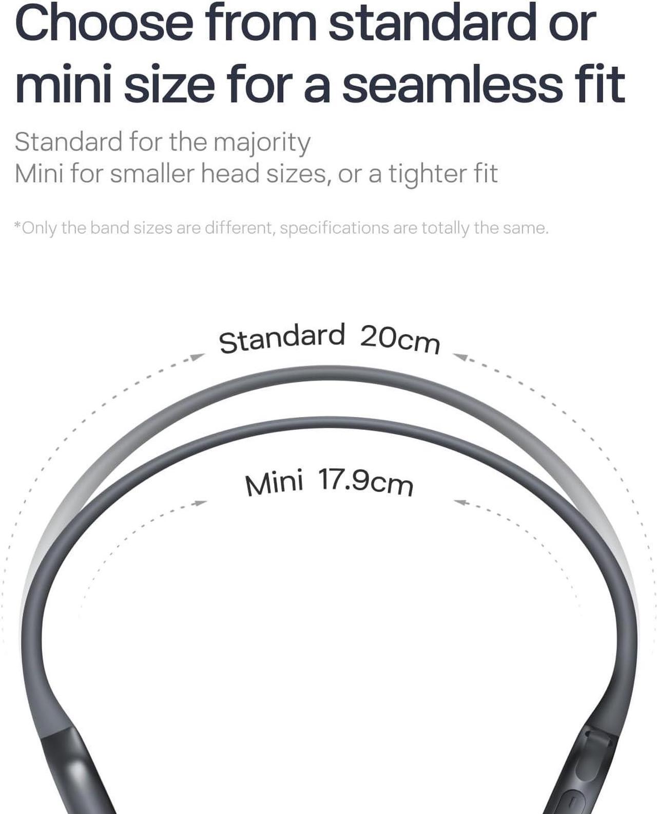 Alt view image 6 of 7 - SHOKZ New OpenRun Pro 2 Mini- Open-Ear, Bone Conduction Sport Headphones with Reflective Strip - Sweat Resistant, Workout HeadphonesSecure, Wireless, Comfortable Fit-Deep Bass and Smart Mic App Orange