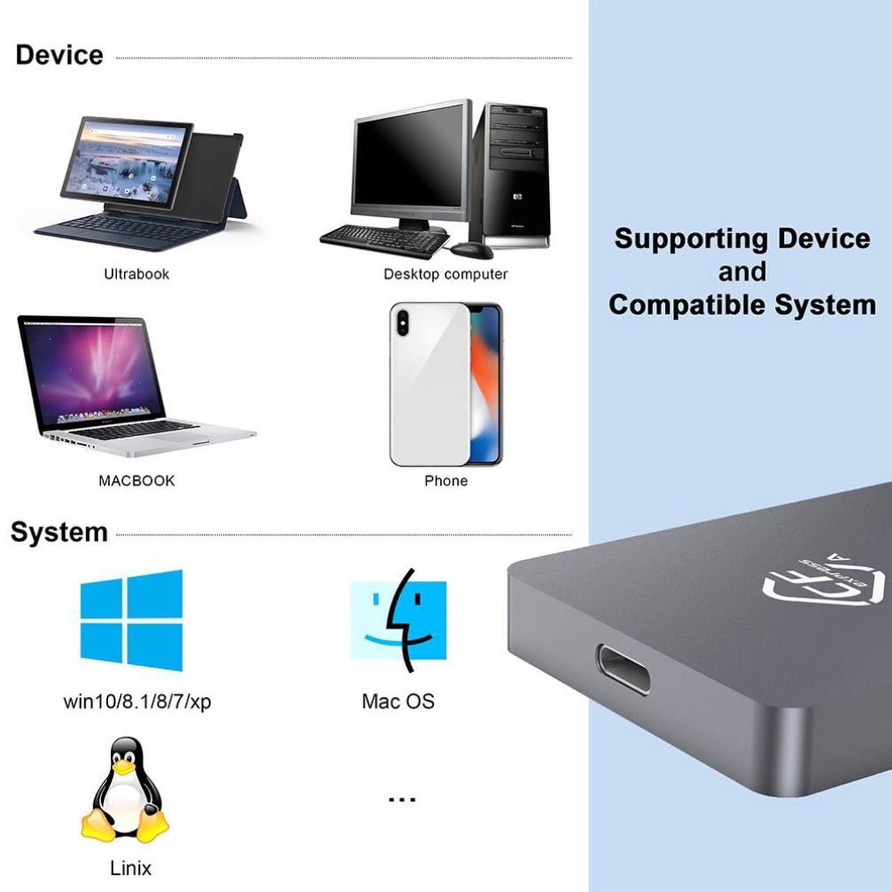 Alt view image 4 of 7 - CFexpress Type A card reader USB 3.1 Gen2 high speed card reader 10Gbps high speed stability