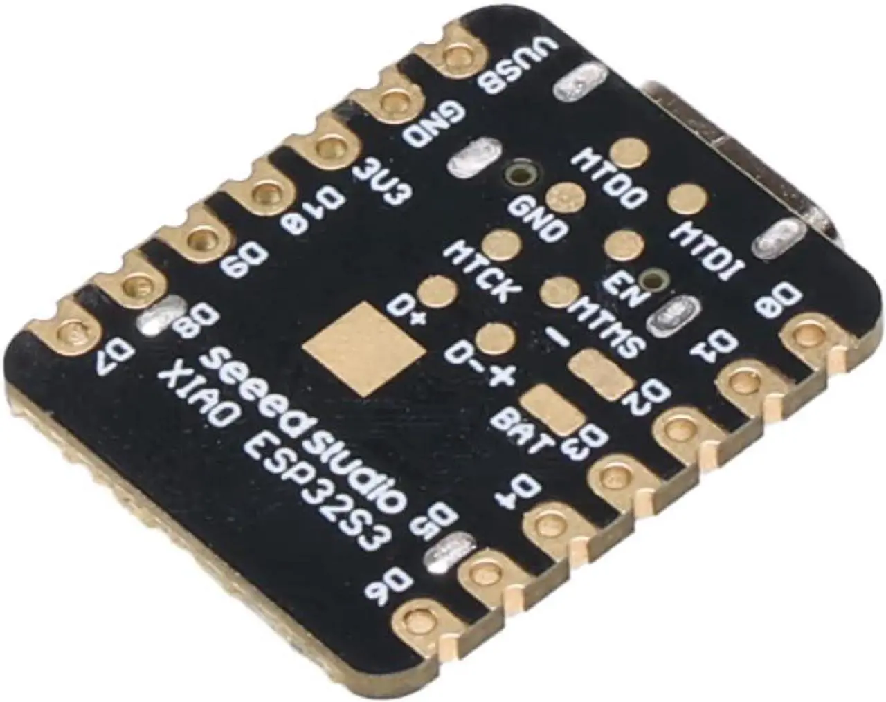 Alt view image 3 of 4 - Seeed Studio XIAO ESP32S3-2.4GHz Wi-Fi, BLE 5.0, Dual-core, Battery Charge Supported, Power Efficiency and Rich Interface, Ideal for Smart Homes, IoT, Wearable Devices, Robotics