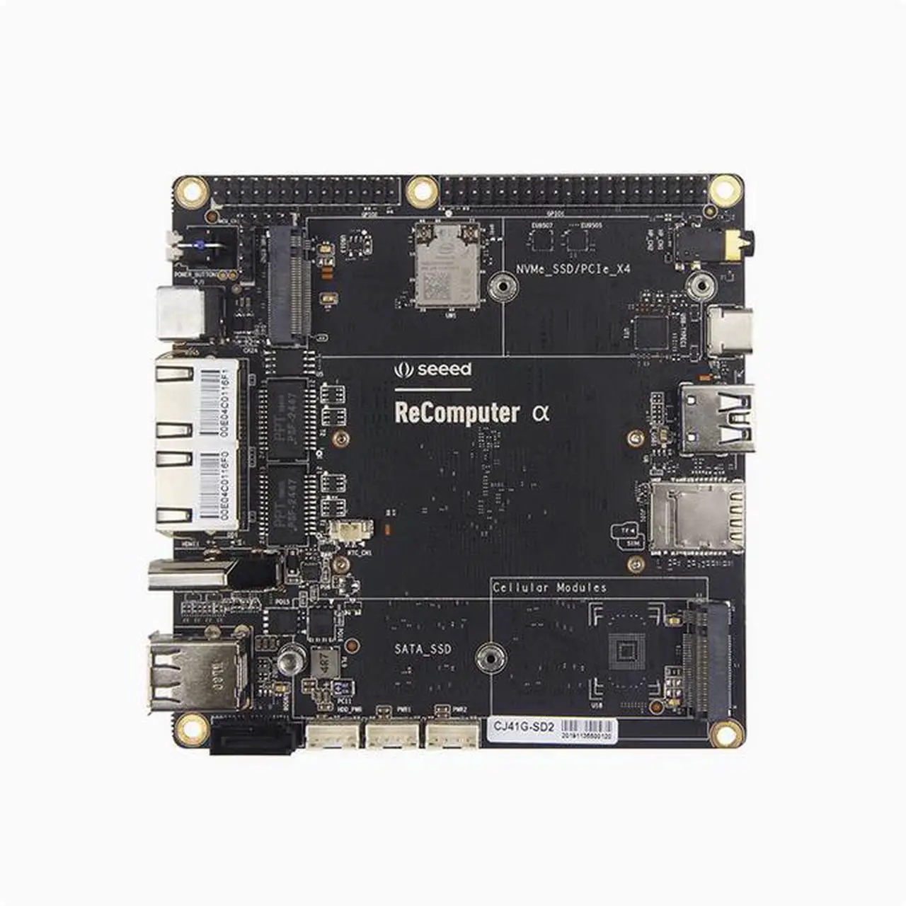 Main image of SeeedX86 J4125 quad-core software router development board 64G emcc +win11 has been activated. The development board is linux compatible with Raspberry PI 4B With a shell