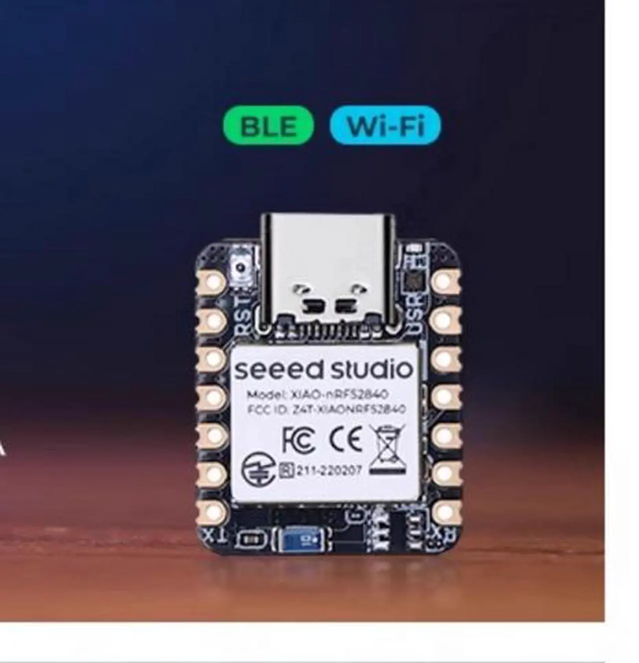 Alt view image 2 of 2 - seeedstudio XIAO 3-piece NRF52840 Bluetooth development board compatible with arduino