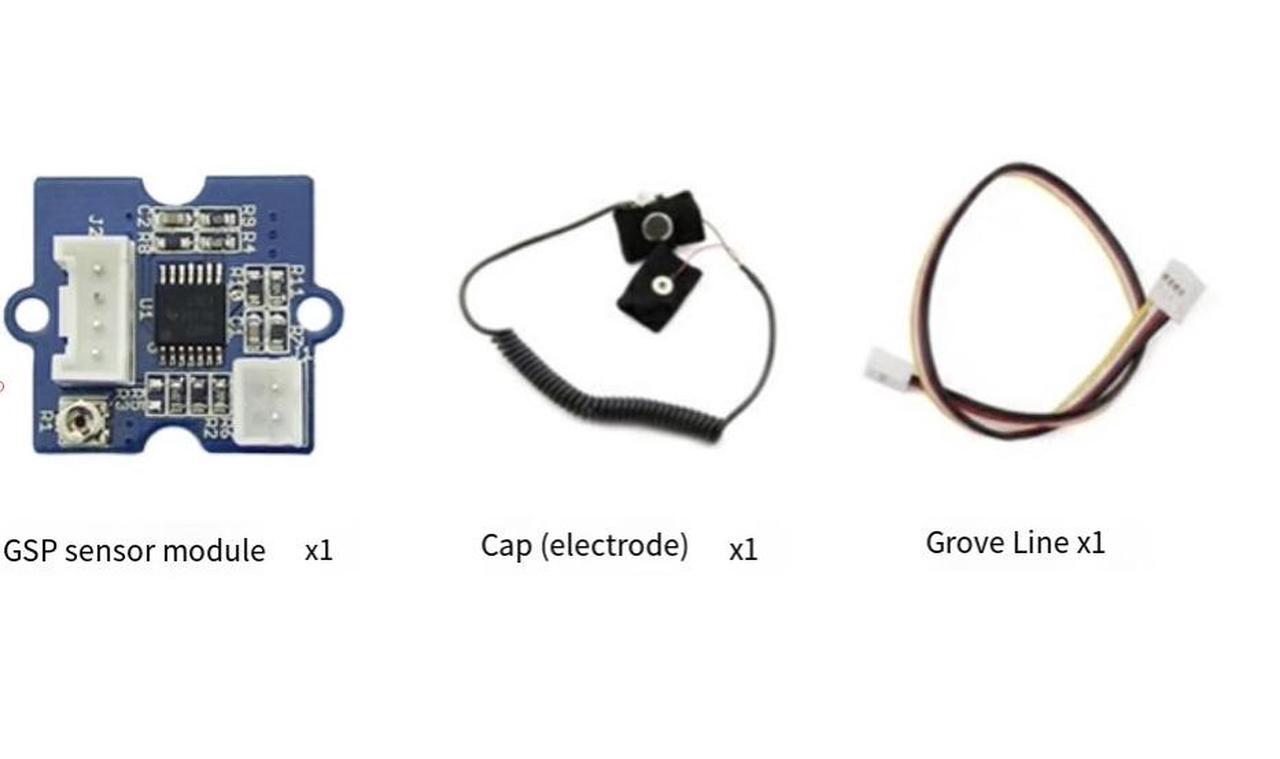 Alt view image 3 of 3 - Grove GSR skin current sensor detects skin resistance conductivity Arduino module Seeed