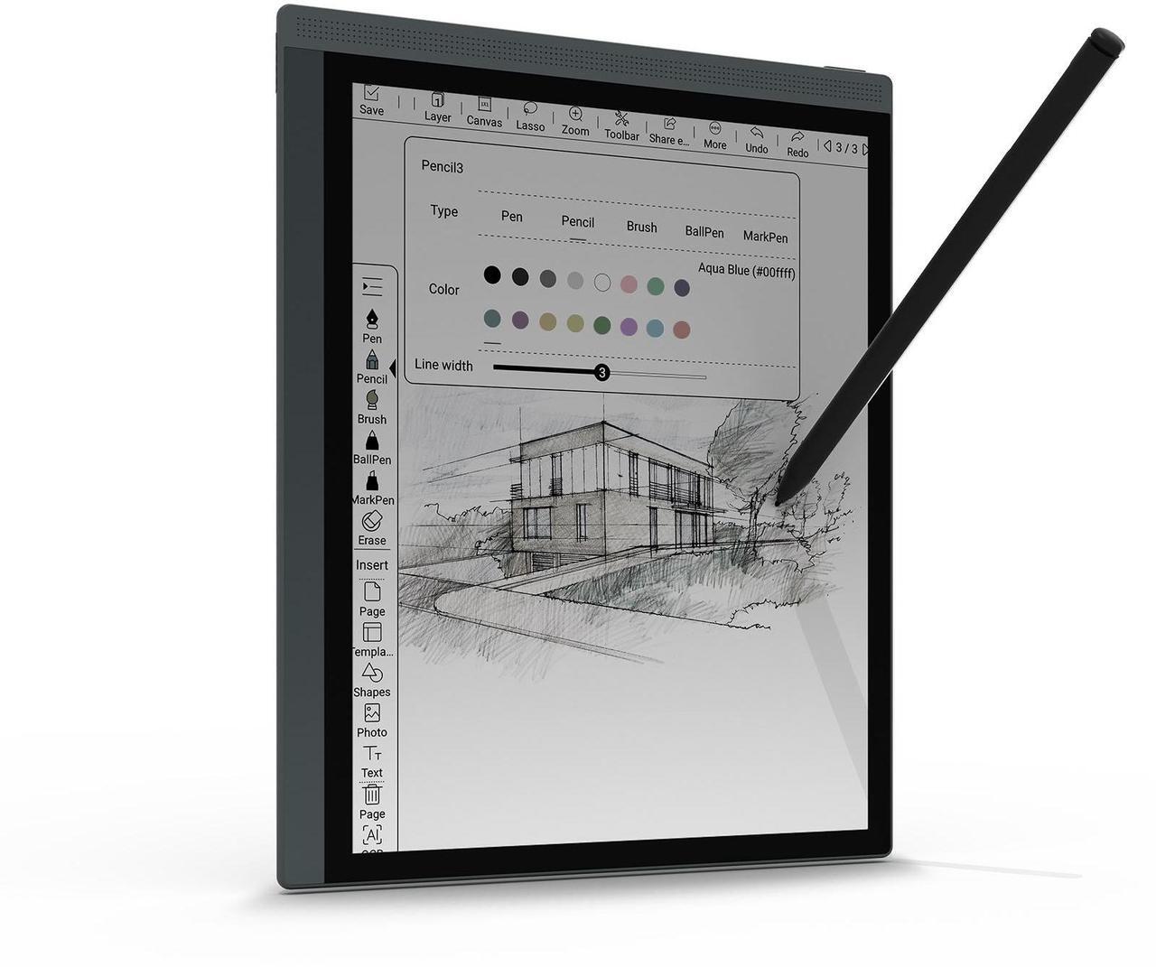 Main image of Bigme 10.3" Color E-Paper Read-Write Tablet with 6GB RAM and 128GB Storage, Ultra-Thin 5.5mm  Design for Business Meetings, Featuring High-Resolution Touchscreen and Advanced Speech Recognition
