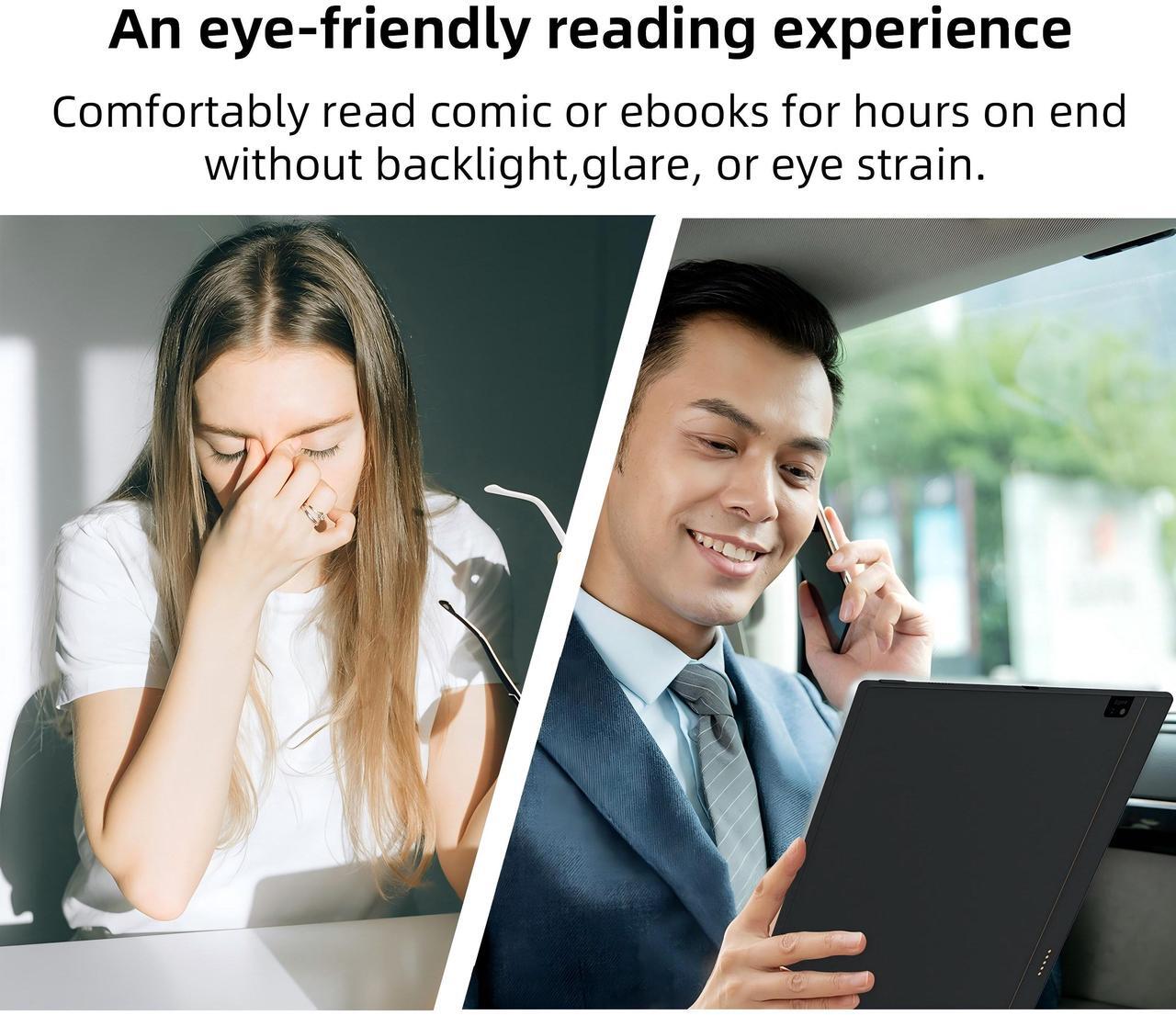 Alt view image 4 of 7 - Bigme 10.3" Color E-Paper Read-Write Tablet with 6GB RAM and 128GB Storage, Ultra-Thin 5.5mm  Design for Business Meetings, Featuring High-Resolution Touchscreen and Advanced Speech Recognition