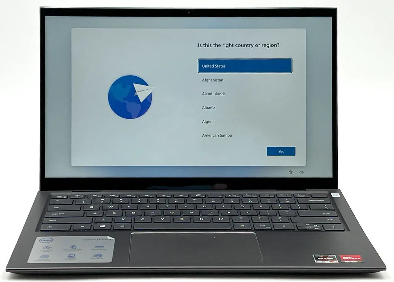Main image of Dell - Inspiron 7415 - 2-in-1 - 14" Full HD Touchscreen Laptop - Ryzen 5 5500U - 8GB RAM - 256GB SSD - Blue - I7415-A906BLU-PUS - Very Good Condition (B Grade)