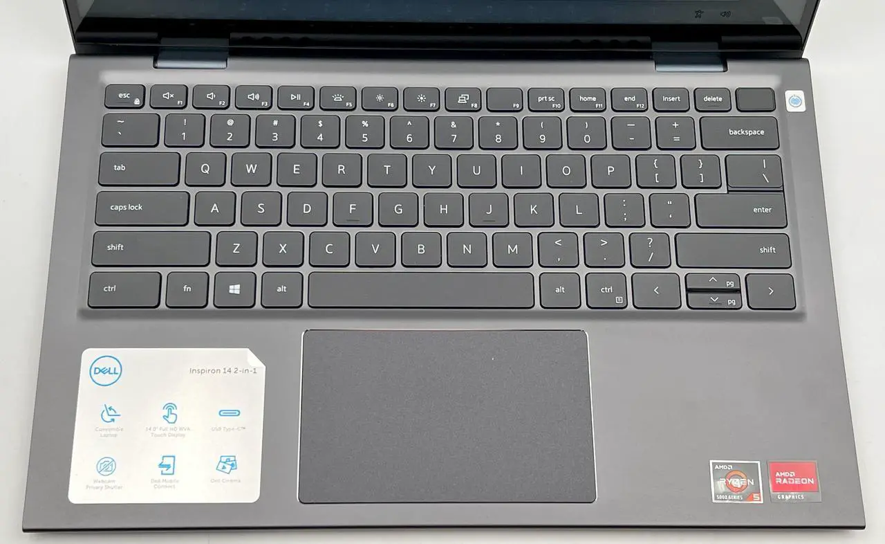 Alt view image 2 of 6 - Dell - Inspiron 7415 - 2-in-1 - 14" Full HD Touchscreen Laptop - Ryzen 5 5500U - 8GB RAM - 256GB SSD - Blue - I7415-A906BLU-PUS - Very Good Condition (B Grade)