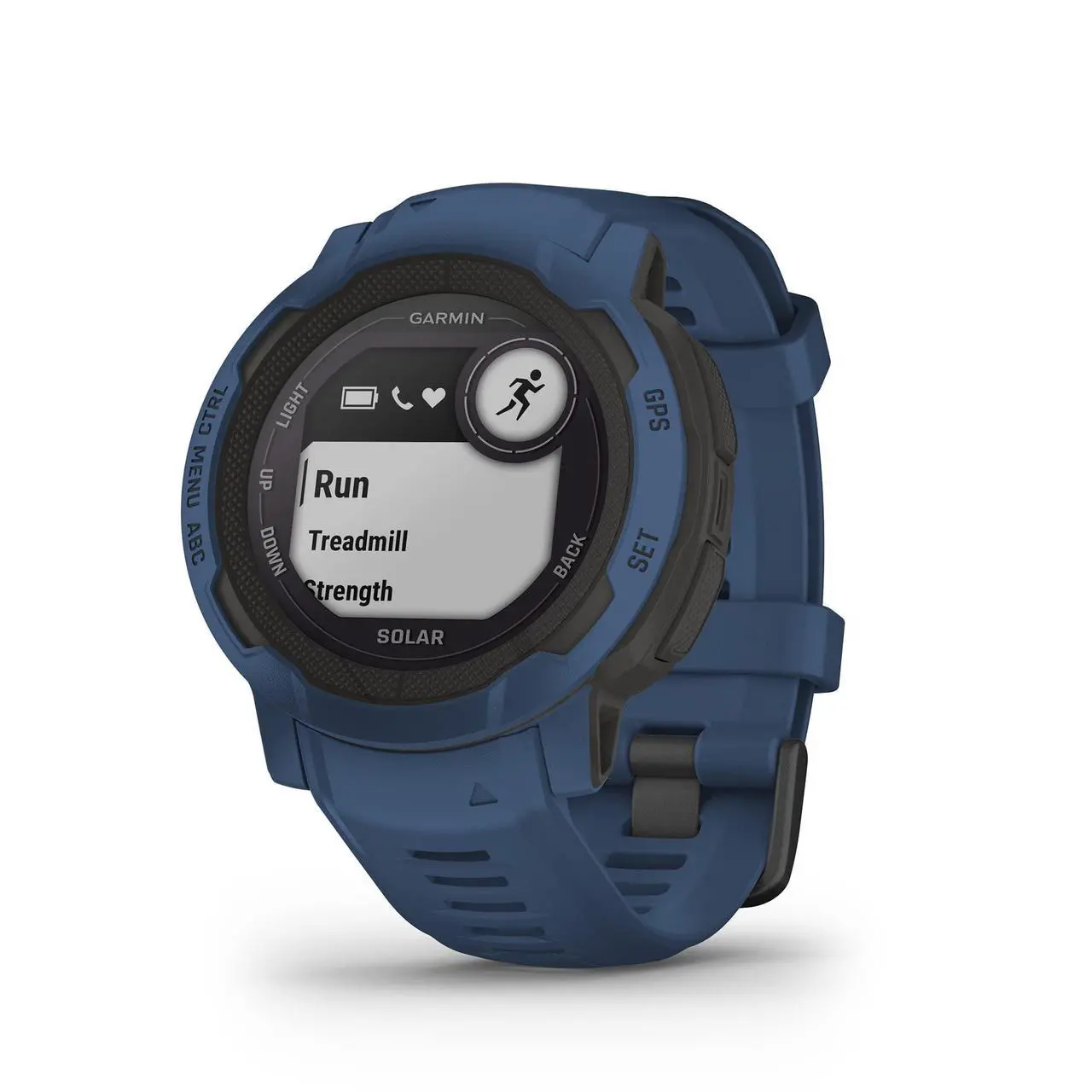 Alt view image 4 of 7 - Garmin Instinct 2 Solar 45mm GPS Tidal Blue/Graphite Case w/ Tidal Blue Silicone Band - 010-02627-06