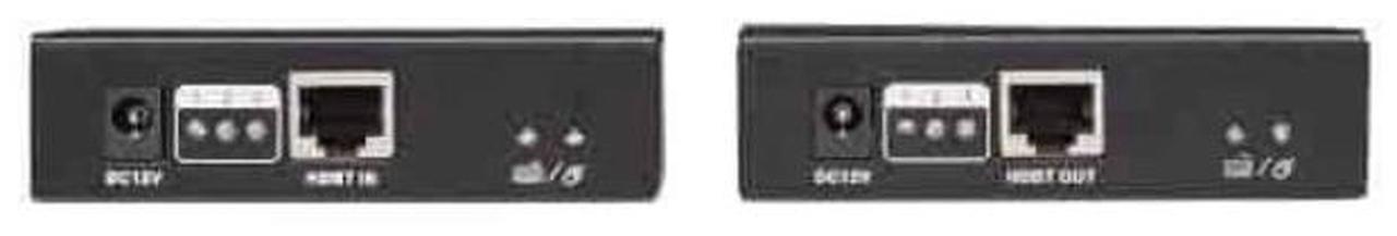 Alt view image 5 of 5 - Tripp Lite HDMI HDBaseT KVM Console Extender Over Cat6, 4k HDMI Video Extender, 2 USB Ports, IR, 4K @ 30 Hz, 1080p (B013-HU-4K)