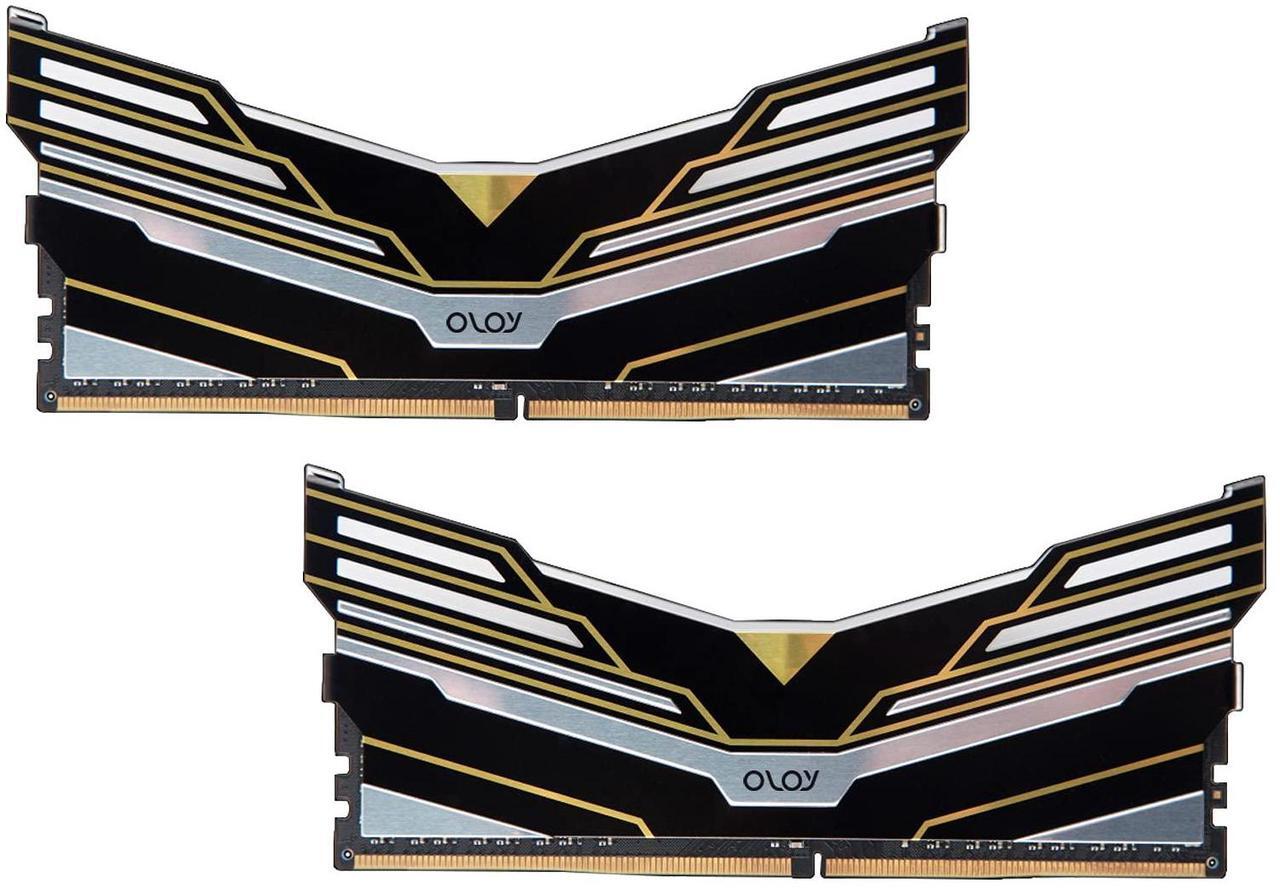 Alt view image 2 of 5 - OLOy DDR4 RAM 32GB (2x16GB) Warhawk Aura Sync RGB 3000 MHz CL16 1.35V 288-Pin Desktop Gaming UDIMM (MD4U163016BEDA)