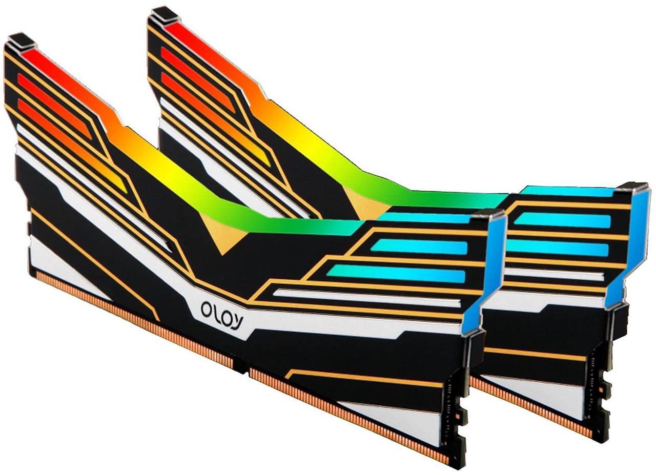 Alt view image 5 of 5 - OLOy DDR4 RAM 32GB (2x16GB) Warhawk Aura Sync RGB 3000 MHz CL16 1.35V 288-Pin Desktop Gaming UDIMM (MD4U163016BEDA)