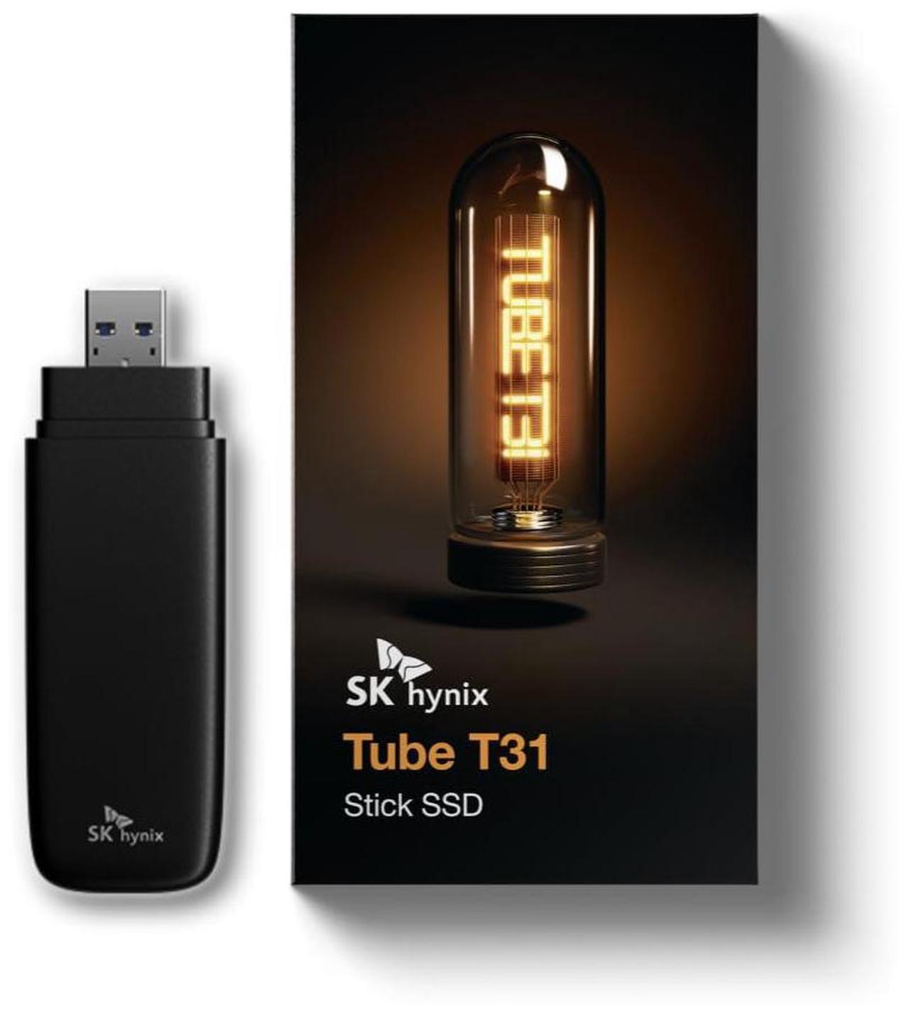 Main image of SK hynix Tube T31 2TB Stick Type SSD with DRAM | up to 1000MB/s | 10 Gbps | USB-A 3.2 Gen2 | External Solid State Flash Drive Compatible with Mac, Window PC, PS4, PS5 & Xbox