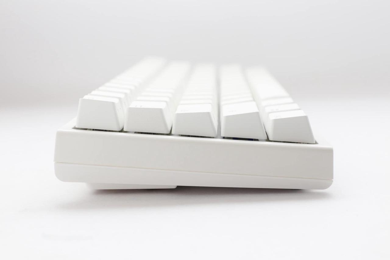 Alt view image 3 of 5 - Ducky One 2 Pro 60% Mechanical Keyboard: Quack Mechanics Dampening, Kailh Box Red Switches, High-Density PBT doubleshot Keycaps, RGB, US, White