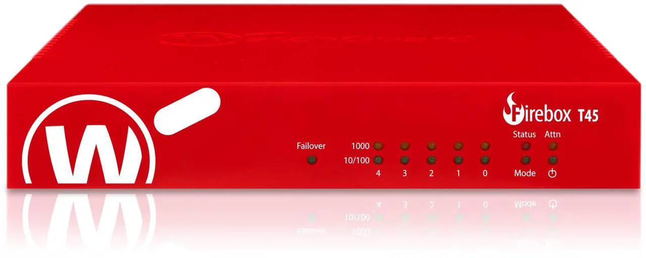 Alt view image 2 of 5 - WatchGuard Firebox T45-PoE Network Security Appliance with 3 Year Standard Support License - Advanced Firewall, VPN, Intrusion Prevention (WGT47003-US)