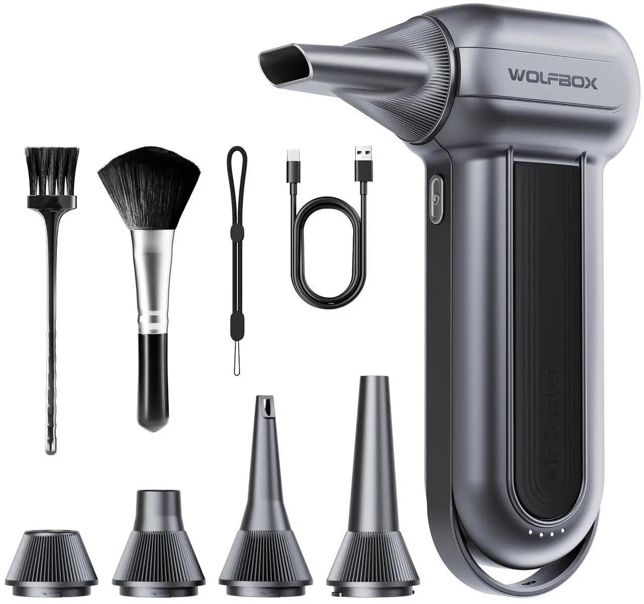 Alt view image 2 of 5 - WOLFBOX MF100 Electric Air Duster& Replaceable Nozzle for MF100 Electric Air Duster