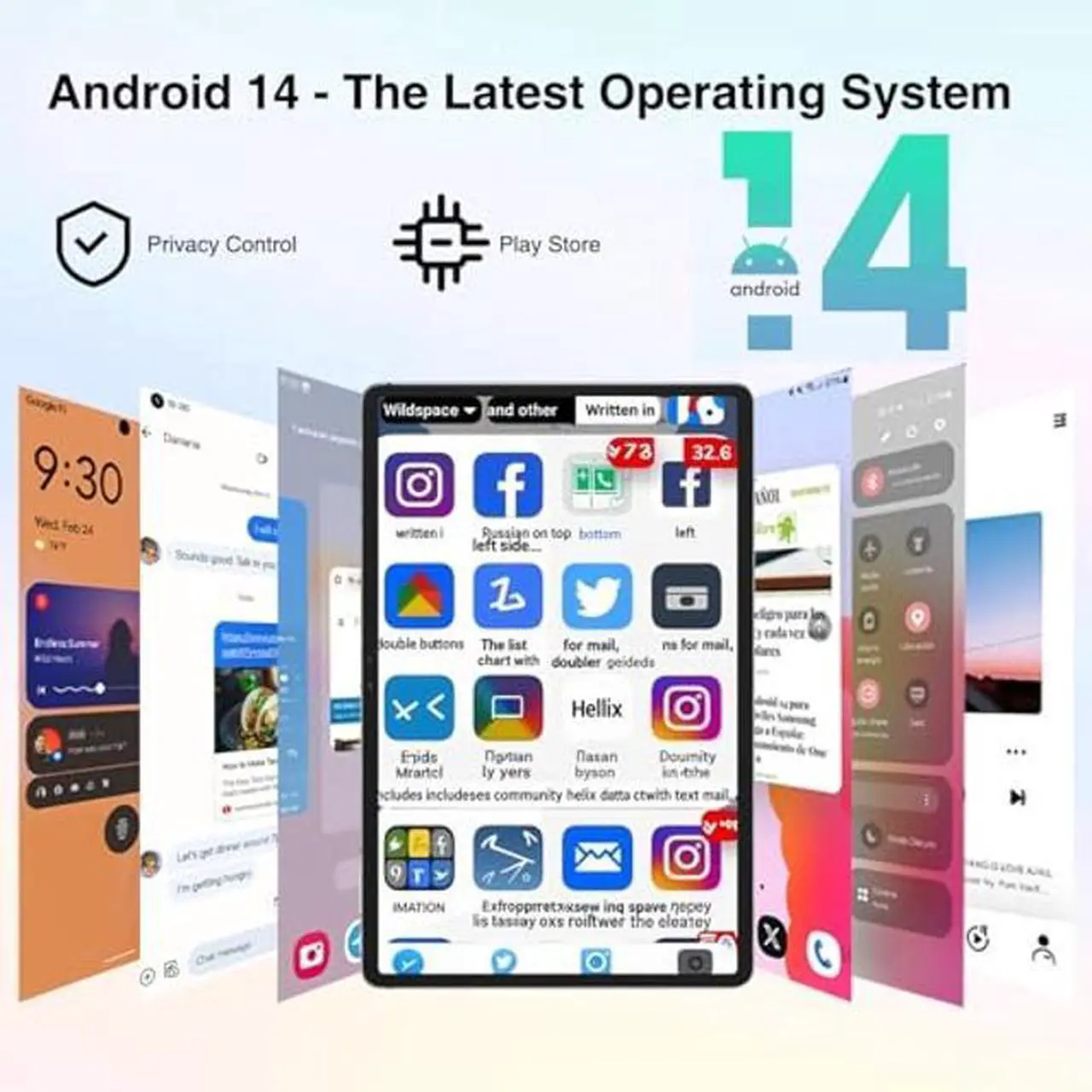 Alt view image 5 of 5 - DOOGEE T30 Max Tablet 12.4 Inch 4K, Android 14 Tablet, 20GB RAM + 512GB ROM (2TB TF), Helio G99 Tablets with 10800mAh Battery and 33W Fast Charging, 50MP+20MP TUV Certified, Side Fingerprint, Green