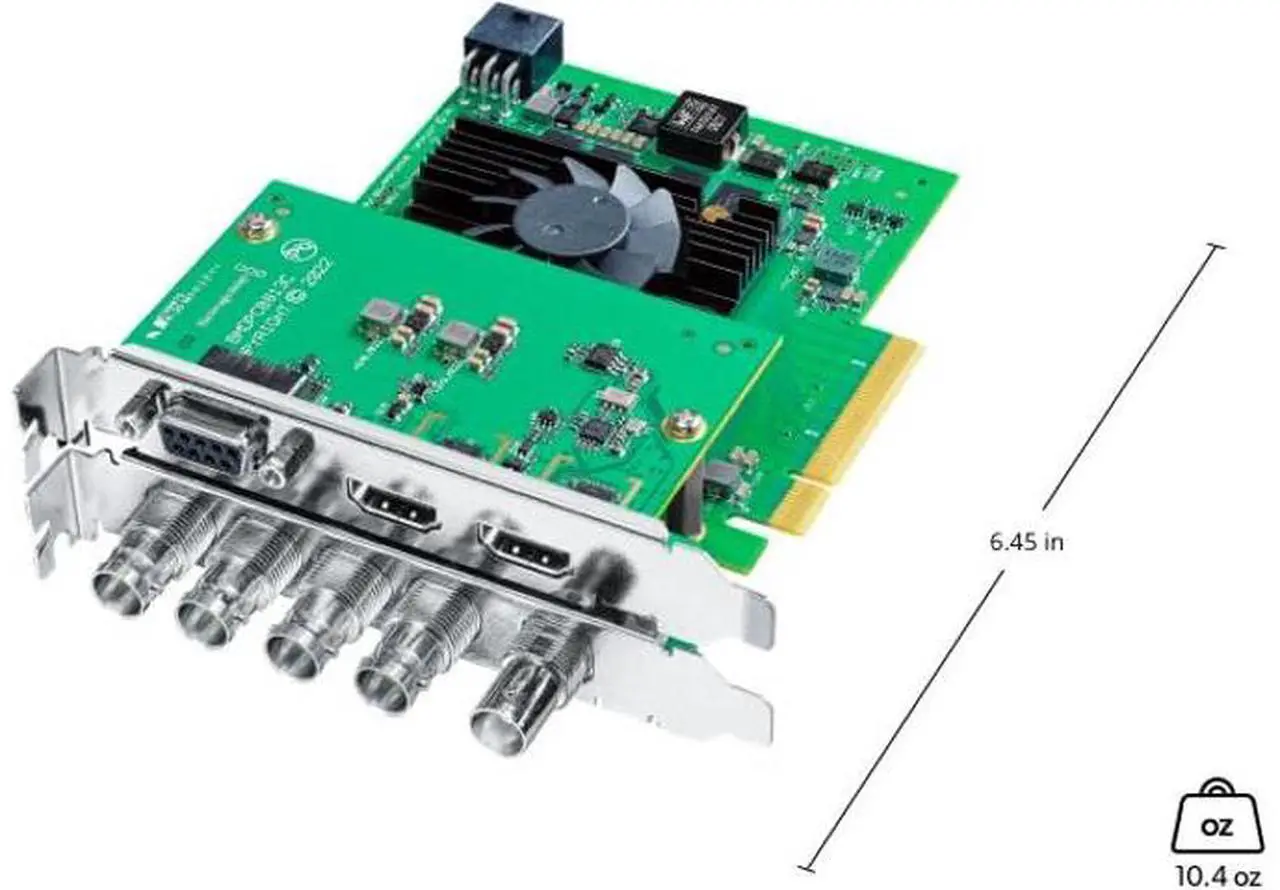 Alt view image 3 of 4 - Blackmagic Design DeckLink 8K Pro G2 PCIe Capture and Playback Card, Up to 8Kp60, 4 Channel 12G-SDI, HDMI 2.1 (BDLKHCPRO8K12GG2)