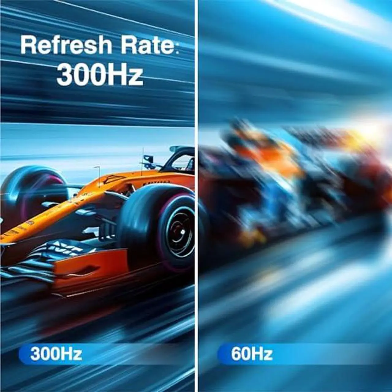 Alt view image 2 of 5 - ArcticPro 27 inch 300Hz 240Hz Gaming Monitor, FHD 1080p, 1ms, PC Monitor Gaming, Fast IPS, Adaptive sync, PC Computer Monitor, Ultra Slim, DP x2, HDMI x2, VESA Support, Bluelight Filter