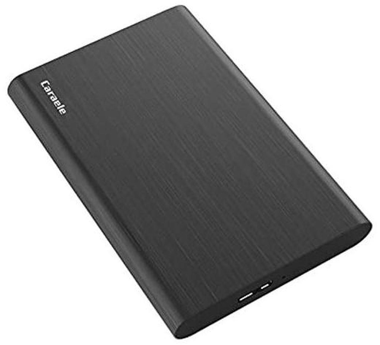 Main image of Caraele 1TB Ultra Slim Portable External Hard Drive USB3.0 HDD Storage Compatible for PC, Desktop, Laptop, MacBook, Chromebook, Xbox One, Xbox 360, PS4 (Black)