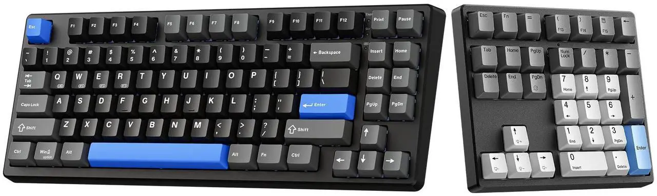 Main image of Kisnt KN85 Wireless Mechanical Keyboard& KN34 Mechanical Number Pad