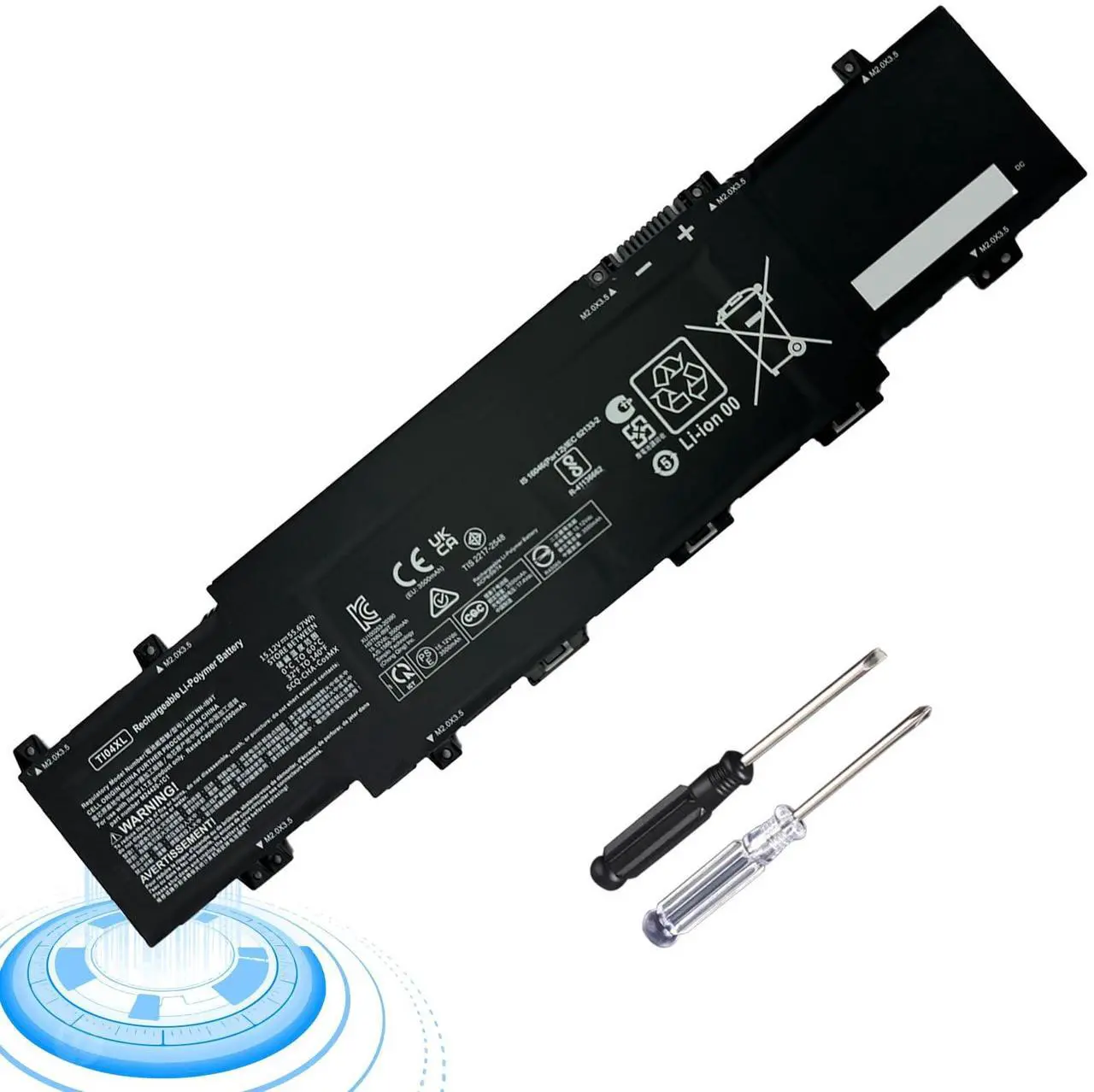 Main image of LHKJBDY TI04XL Laptop Battery Replacement for HP Envy 17-CH 17-CH0027UR 17-CH0026UR 17M-CH0013DX 17.3" Series M24563-005 HSTNN-IB9T TIO4XL TI04055XL M24563-005 M24420-1C1 M24420-1D1 55.67Wh