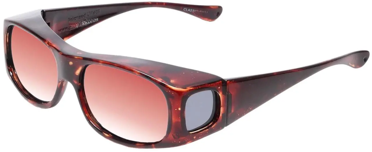 Main image of Medspex Fl012 Color Therapy Mood Glasses Tortoise Havana/Red Photophobia Blue Light Sensitivity Chromotherapy Chakra Healing