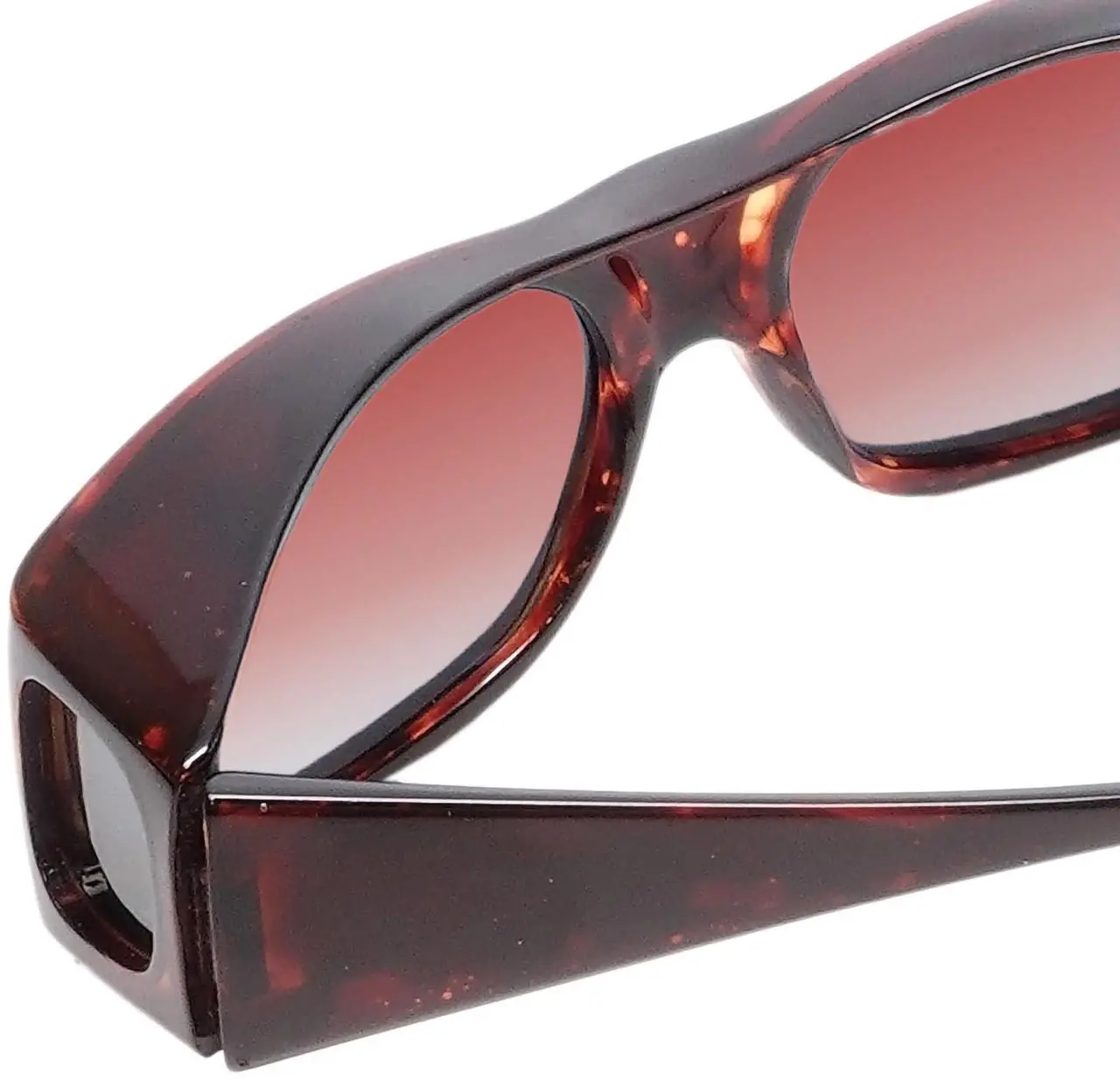 Alt view image 4 of 5 - Medspex Fl012 Color Therapy Mood Glasses Tortoise Havana/Red Photophobia Blue Light Sensitivity Chromotherapy Chakra Healing