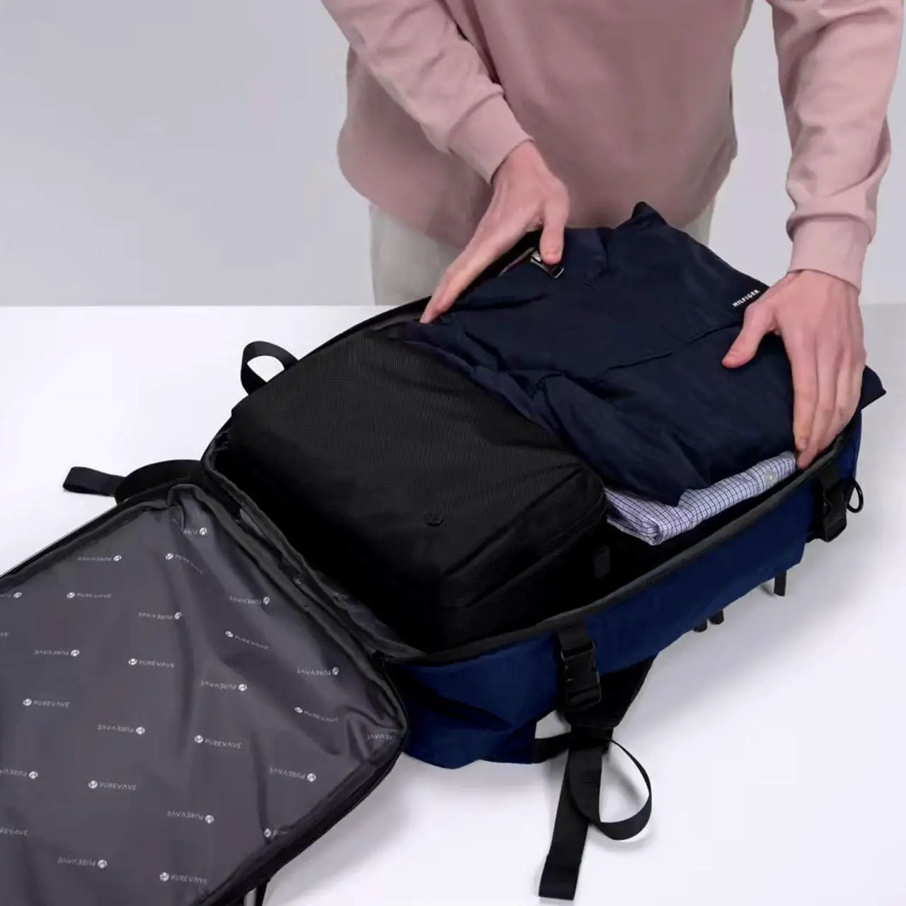 Alt view image 3 of 5 - PUREVAVE YKK Zipper Travel Laptop Backpack for Men, and Women