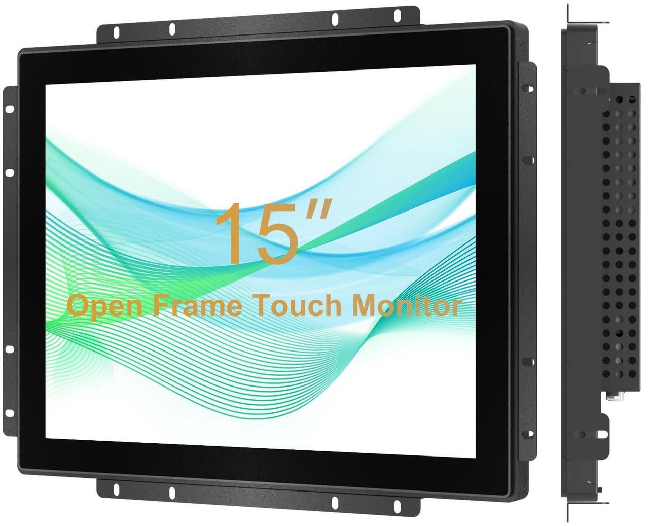 Main image of Senisway 15 Inch Open Frame Touchmonitor Surface is IP65 Waterproof 1024 x 768 @ 60Hz TFT LCD IK08 Industrial Open Frame Monitor 10 Finger Capacitive Touch