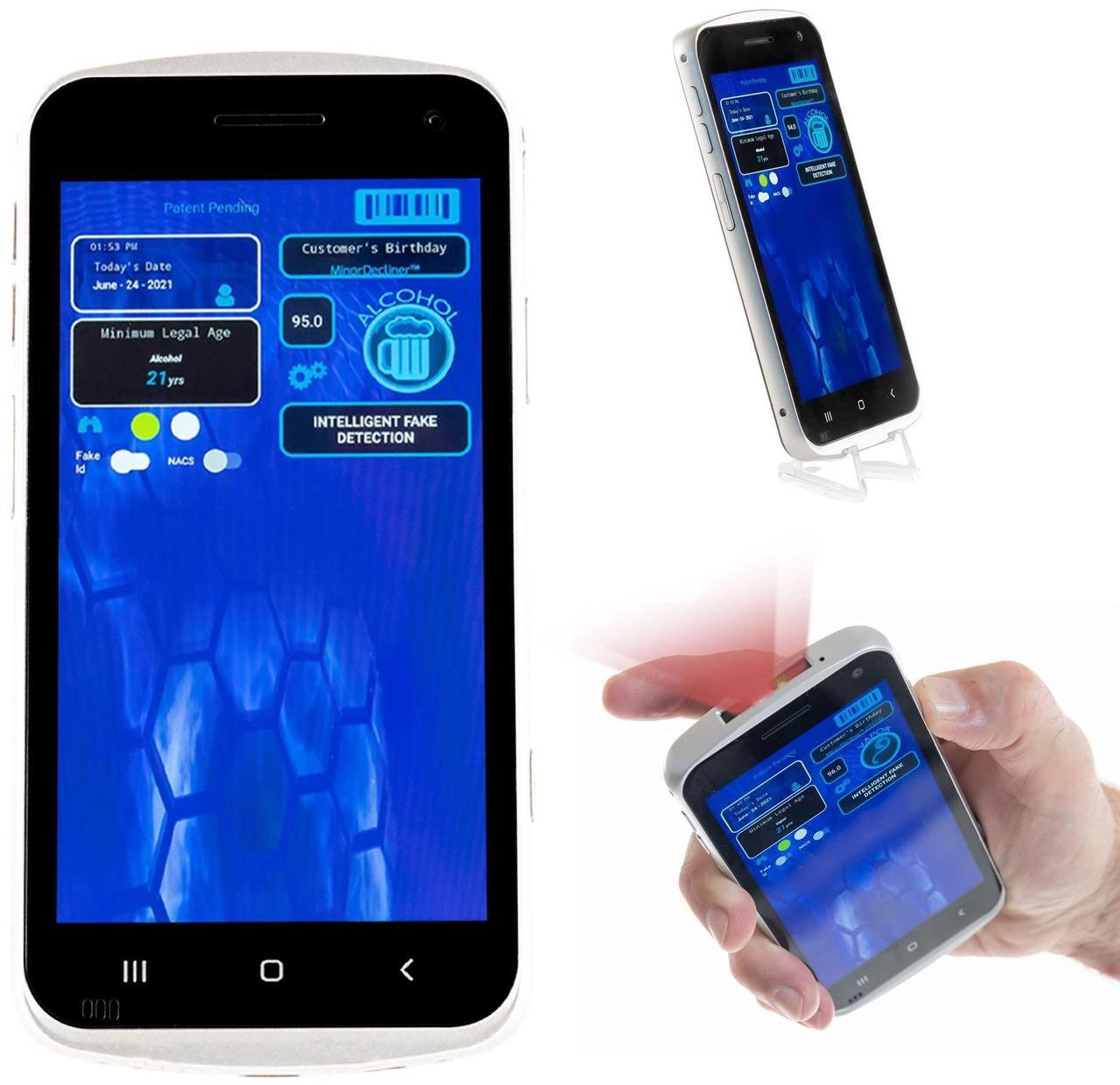 Alt view image 2 of 5 - MinorDecliner Portable ID Scanner for Bars, Clubs, and Other Businesses - Reads Drivers Licenses - Tough and Rugged - Includes Optional Fake ID Detection