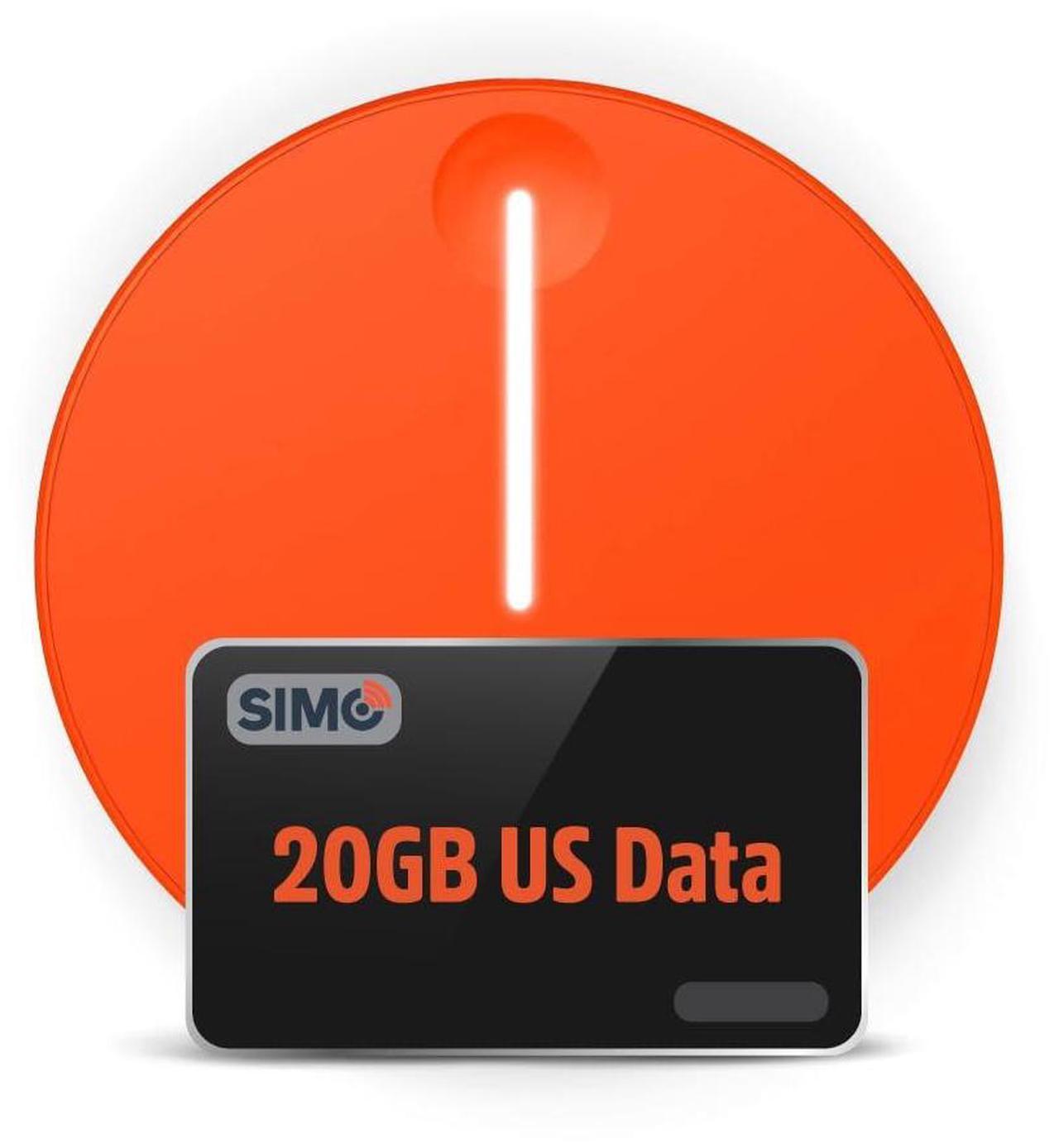 Main image of SIMO Solis Lite 4G LTE Mobile Hotspot, Portable WiFi for Travel in 140+ Countries, No SIM Card or Contract Required, Multi-Carrier Network Wireless, 10 Devices, 1GB/Month Lifetime + 20GB US Data