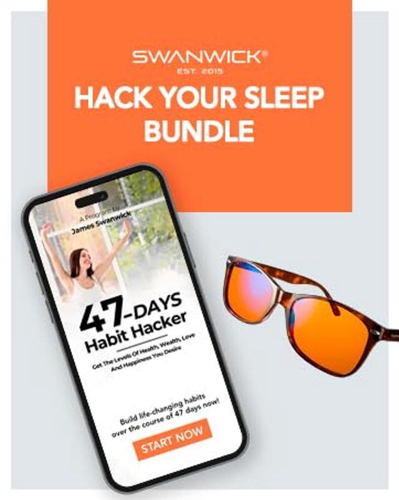 Alt view image 3 of 5 - Swanwick HARVARD NIGHT SWANNIES - Premium Blue Light Blocking Glasses, Clear Lens, Block Blue Light from Gaming PC, Smartphone w/FREE $497 Training Course (Black, Regular)