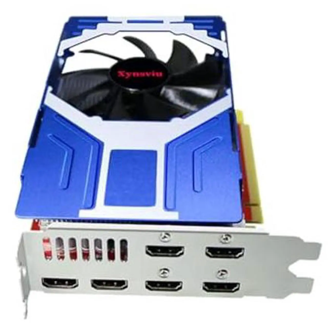 Main image of Xynsviu Radeon RX580 4G Graphics Card, with 6 HDMI Monitor Graphics Card,Computer PC GPU GDDR5 128 Bit DirectX 12 PCI Express X16 3.0, DisplayPort Low-Profile Video Cards (6HDMI AMD RX 580 4G)